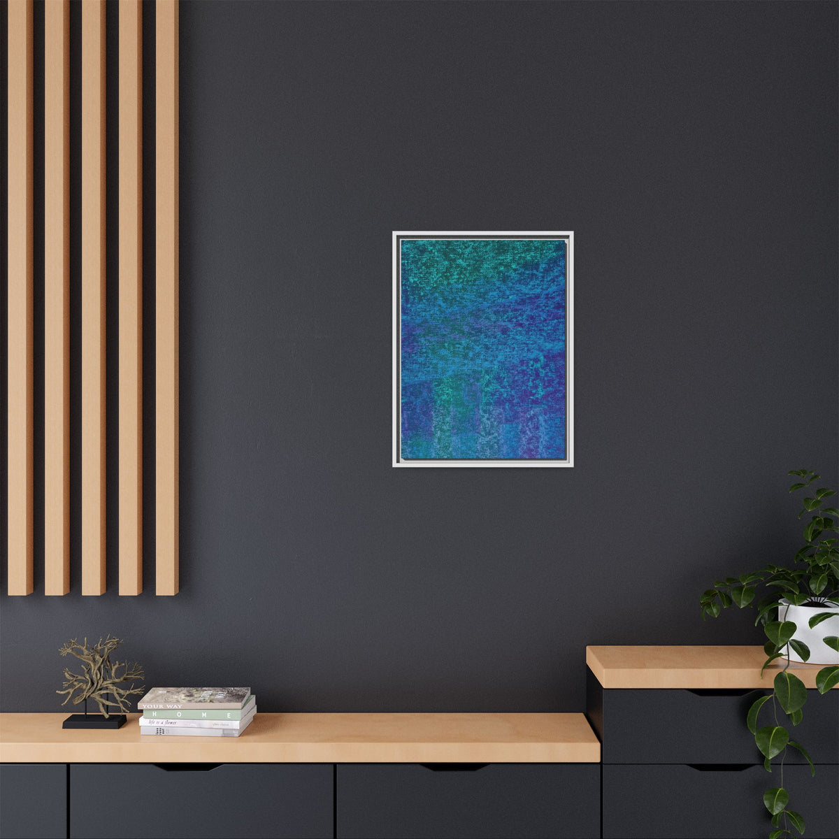 Oceanic Matte Canvas, Framed