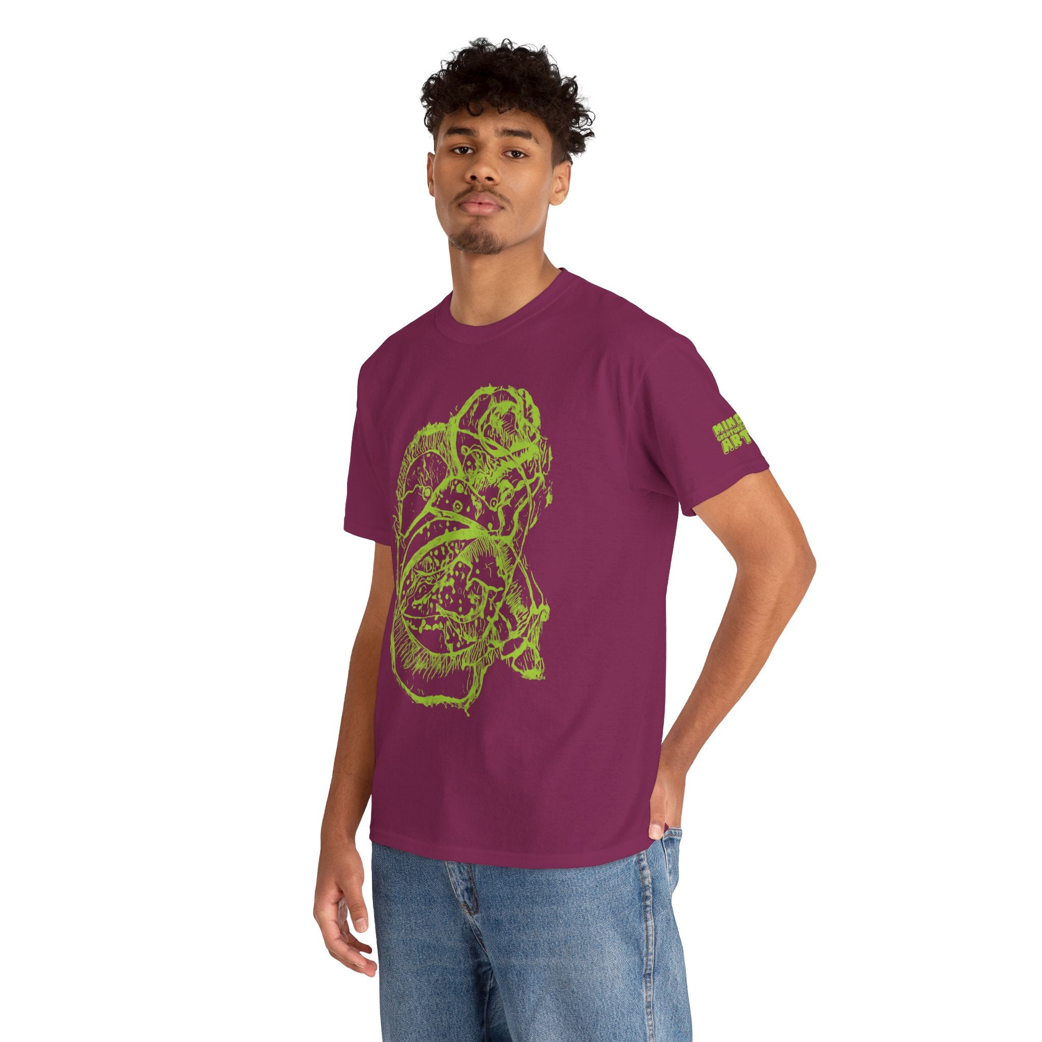 Exploration (Lime) Unisex Heavy Cotton Tee
