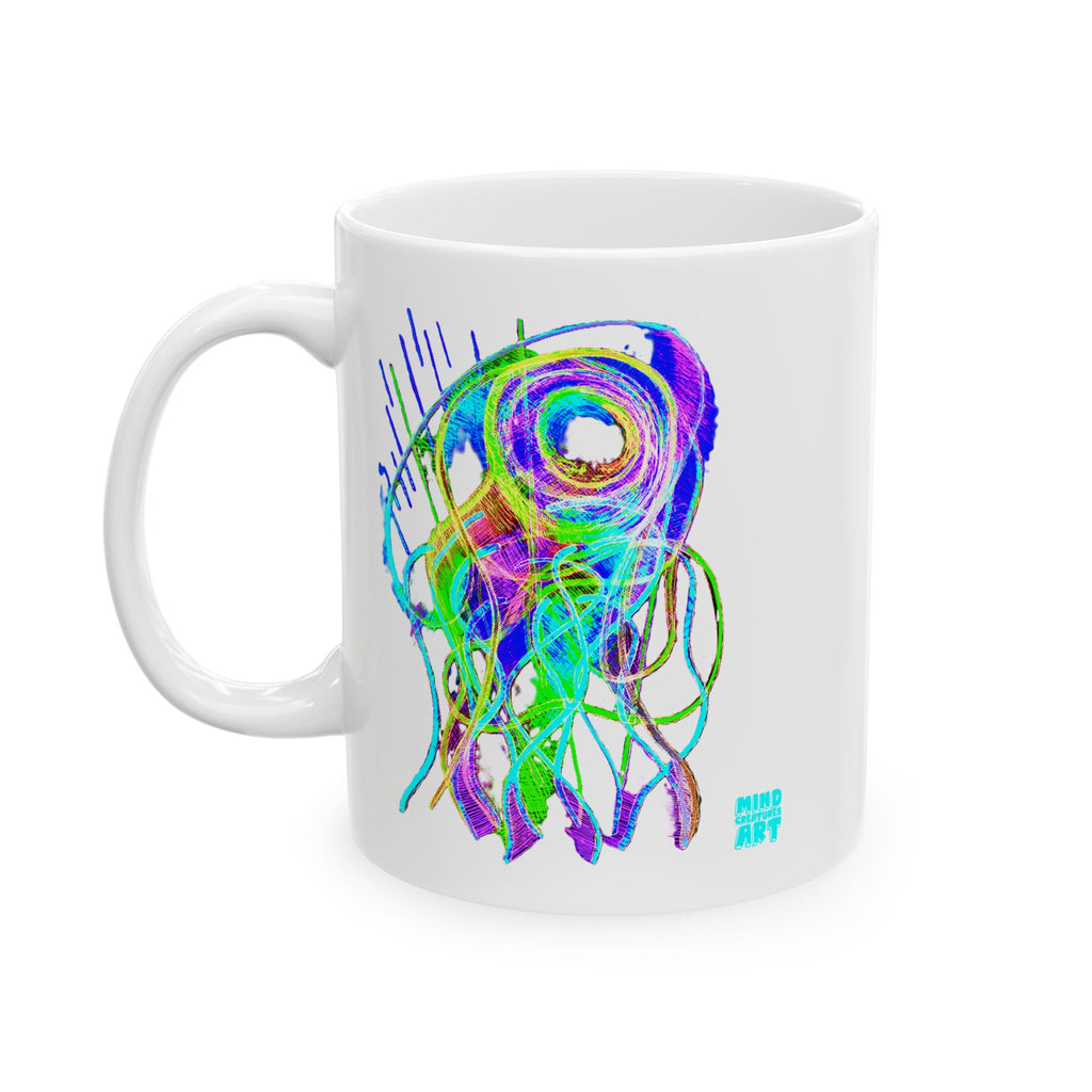 Jelly Jam (Neon) White Ceramic Mug, (11oz, 15oz)