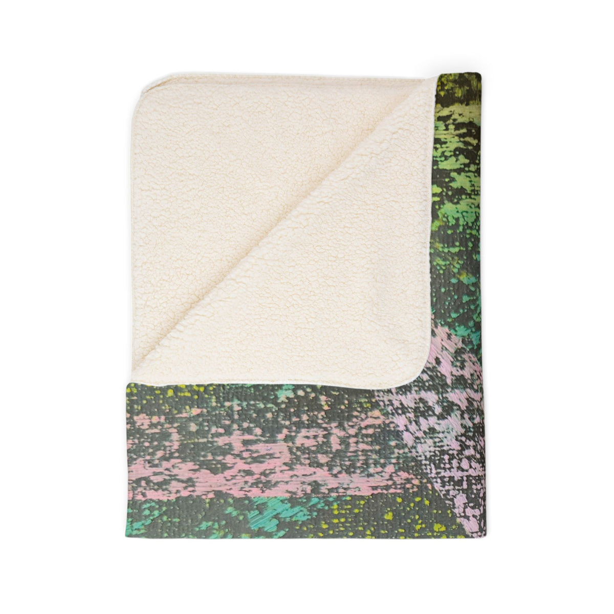 Stream Fleece Sherpa Blanket