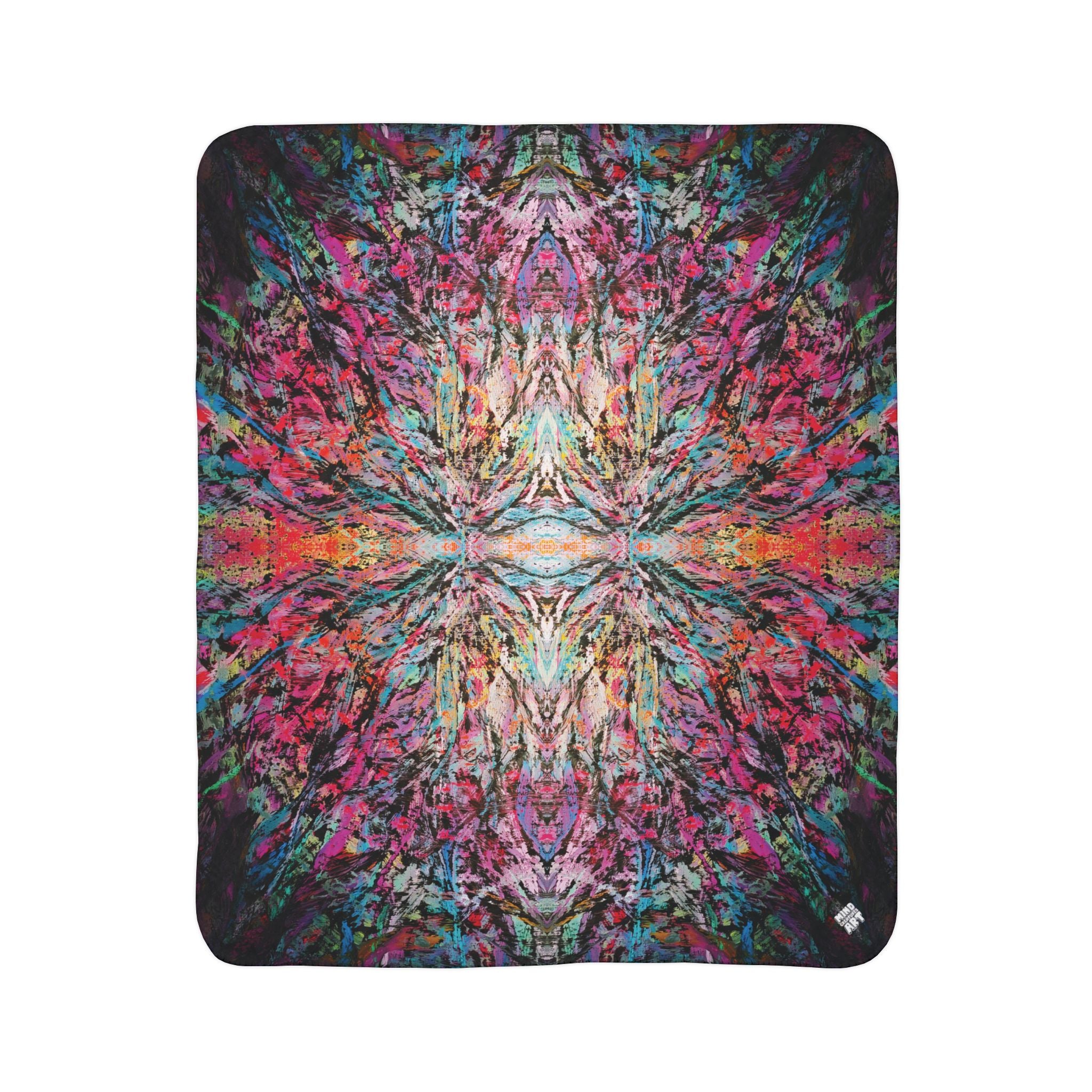 Thunder (Mirror) Fleece Sherpa Blanket