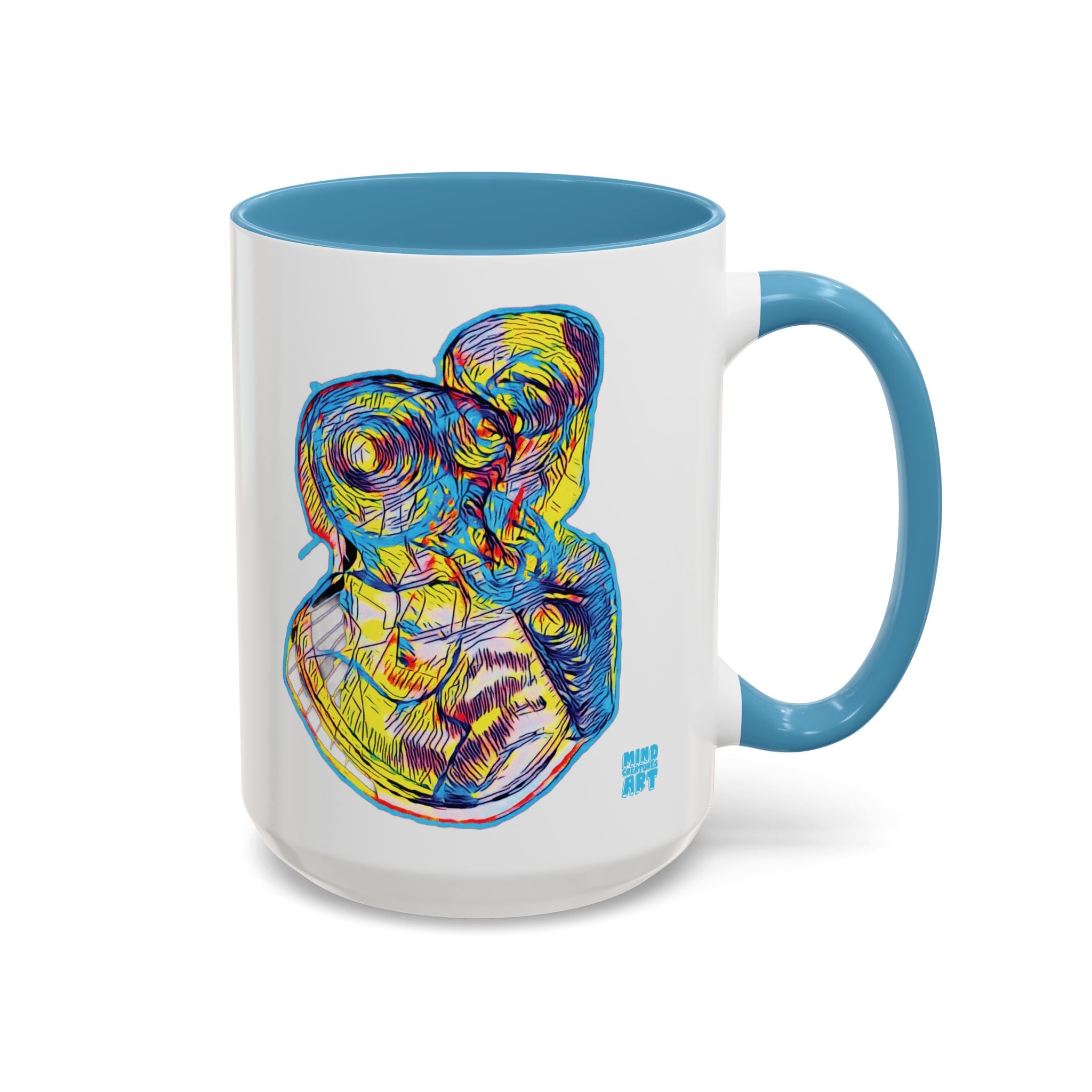 Curiosity (Neon) Accent Coffee Mug (11oz, 15oz)