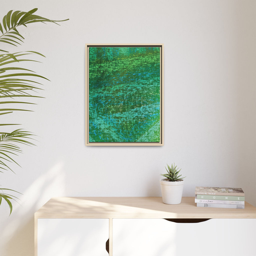 Lagoon (V2) Matte Canvas, Framed