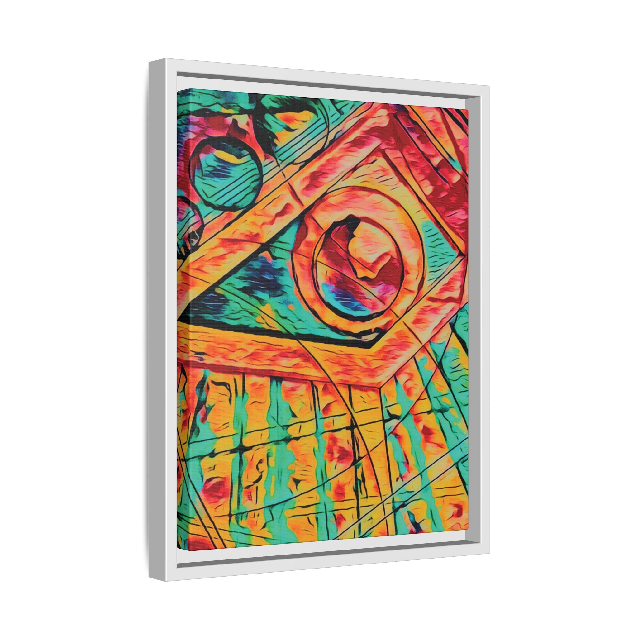 Love (Bright) Matte Canvas, Framed