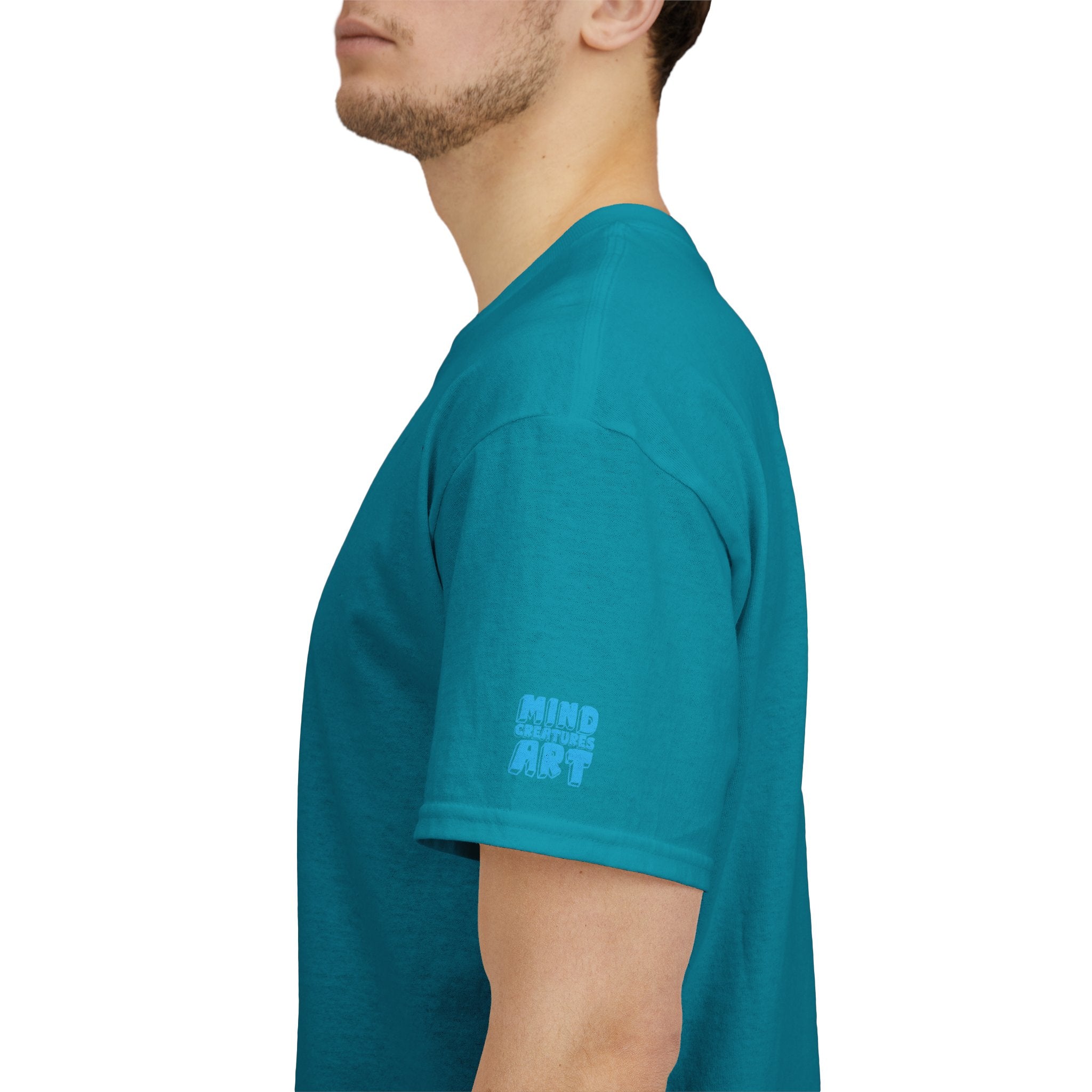 Cheshire (Blue & Yellow) Unisex Heavy Cotton Tee