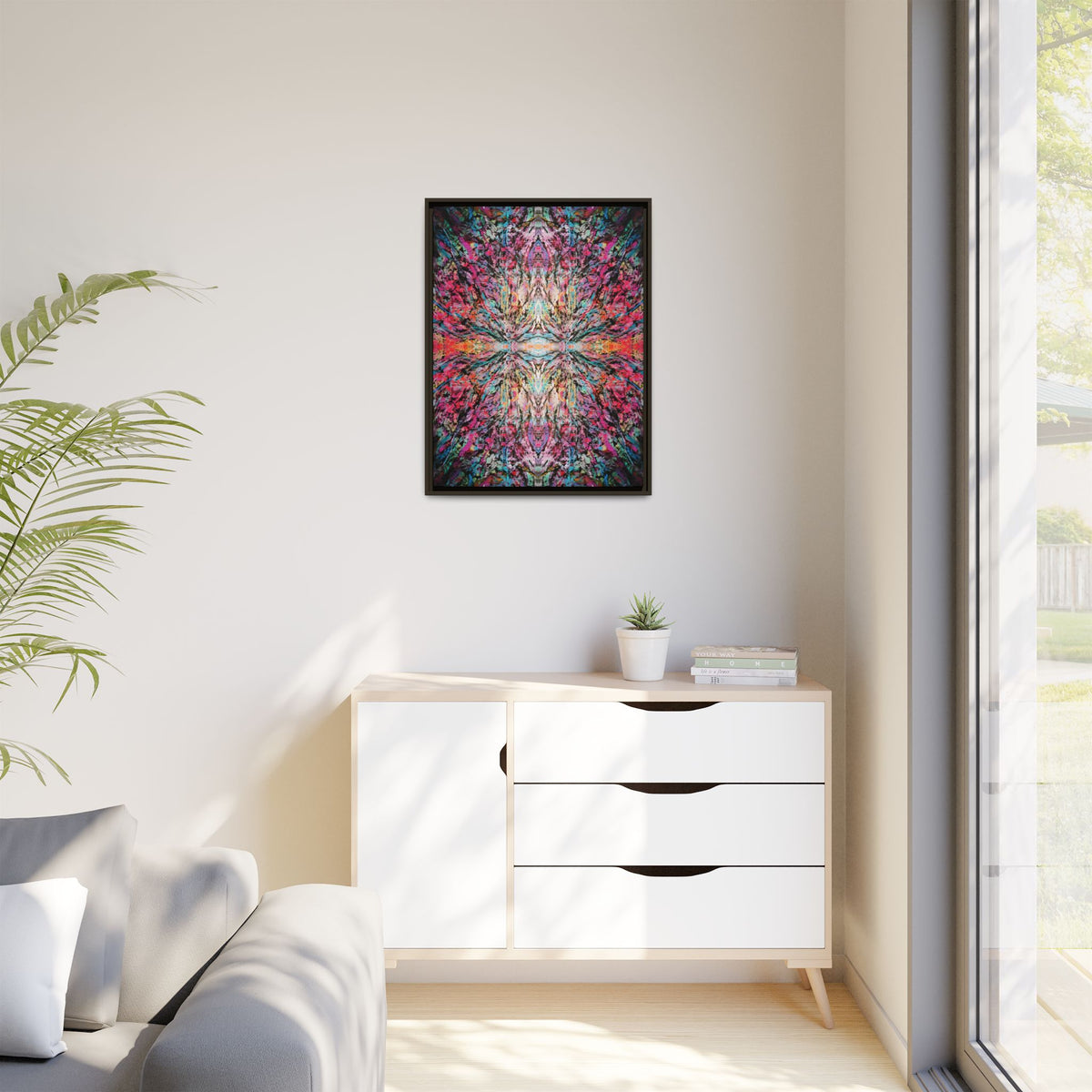 Thunder Matte Canvas, Framed