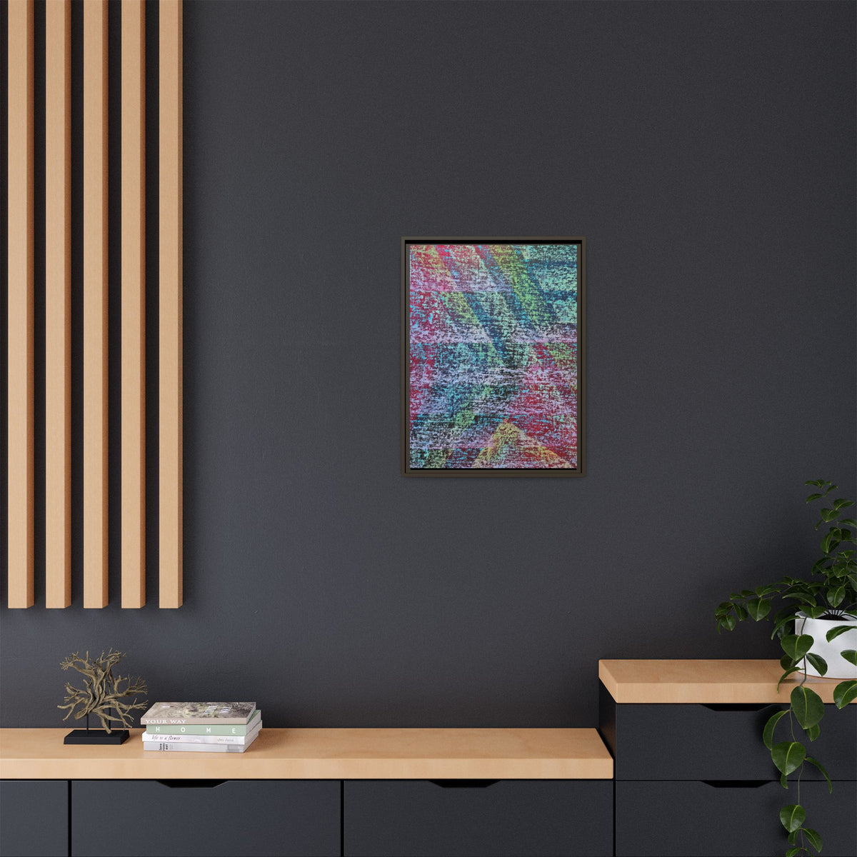 Elocution Matte Canvas, Framed