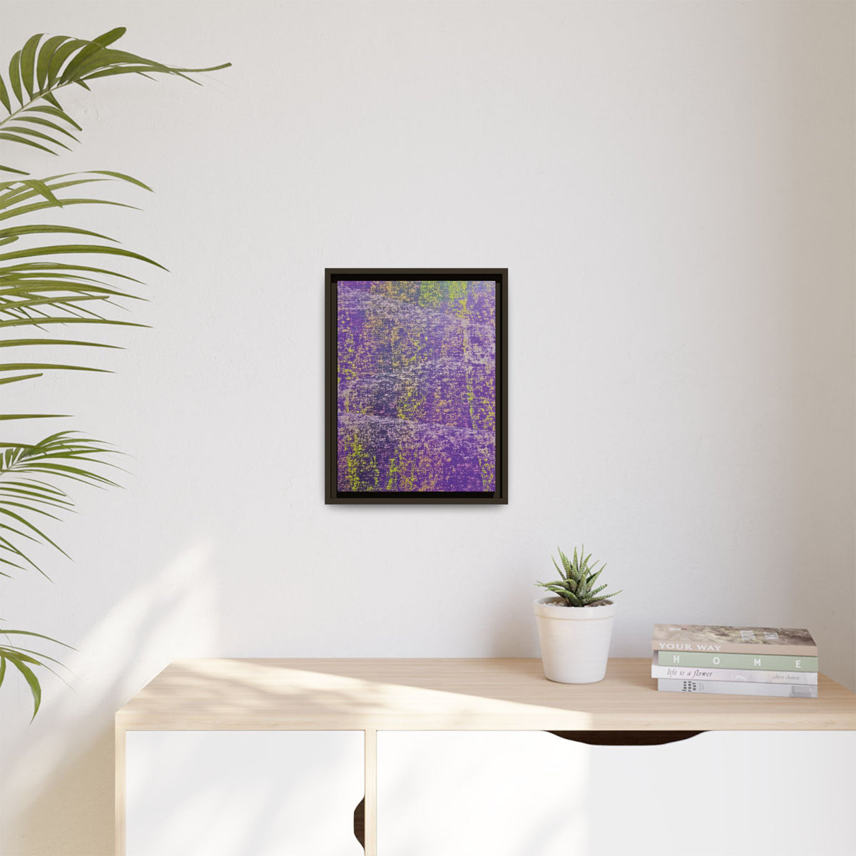 Hazy (V3) Matte Canvas, Framed