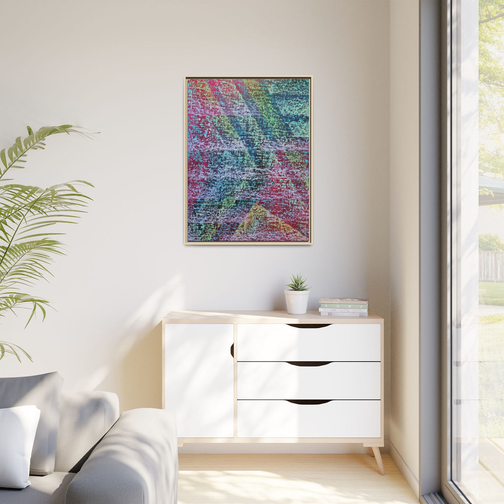 Elocution Matte Canvas, Framed