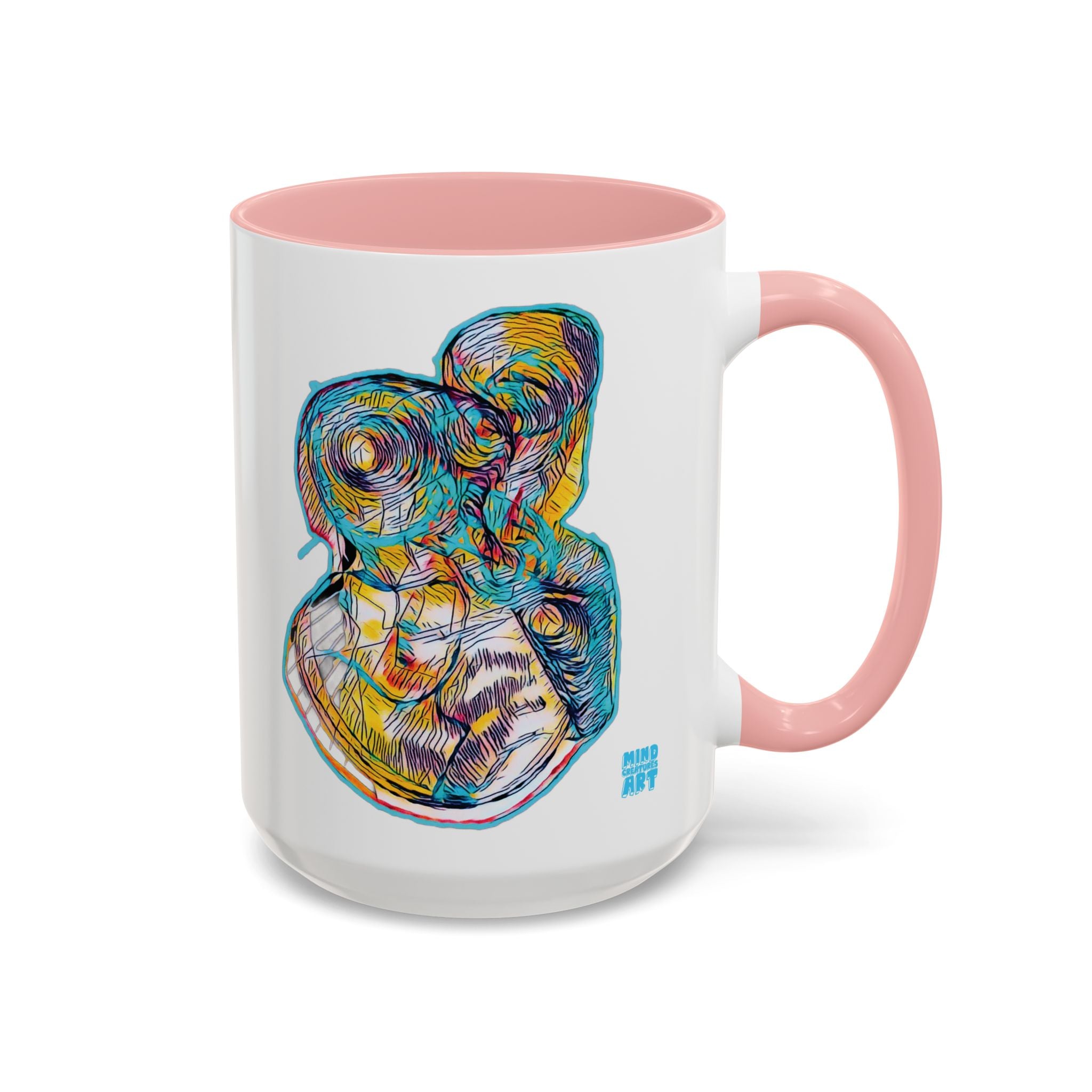 Curiosity (Teal) Accent Coffee Mug (11oz, 15oz)