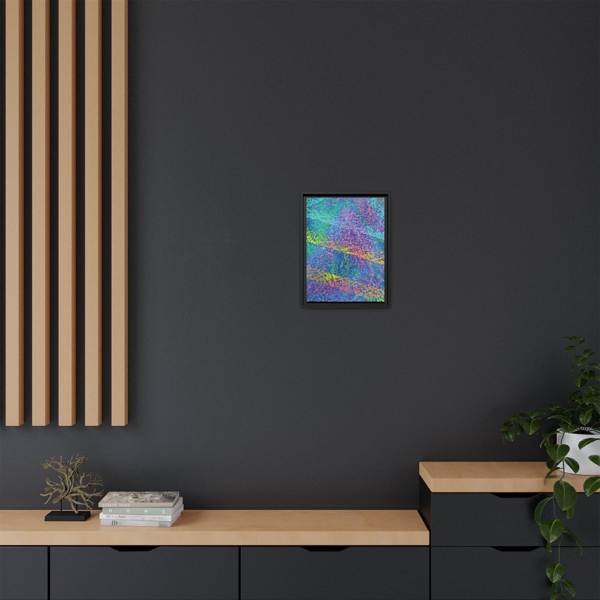 Vapor (V2) Matte Canvas, Framed