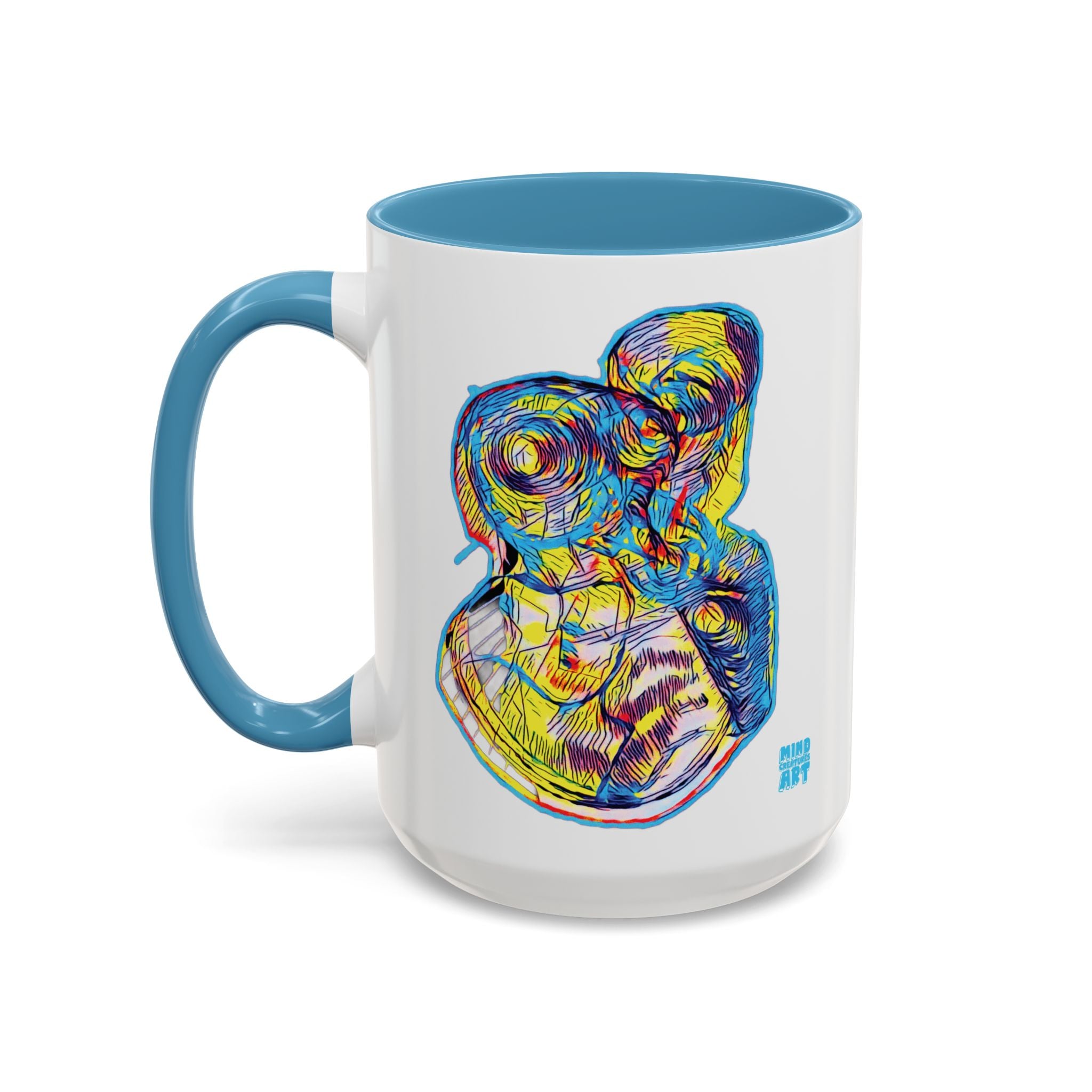 Curiosity (Neon) Accent Coffee Mug (11oz, 15oz)