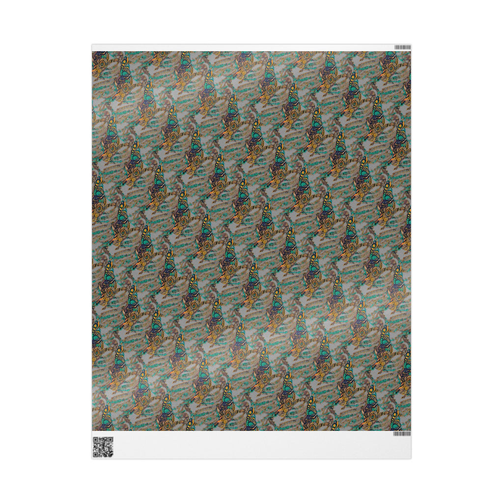 Vessel (Gray Background) Heavy Wrapping Paper