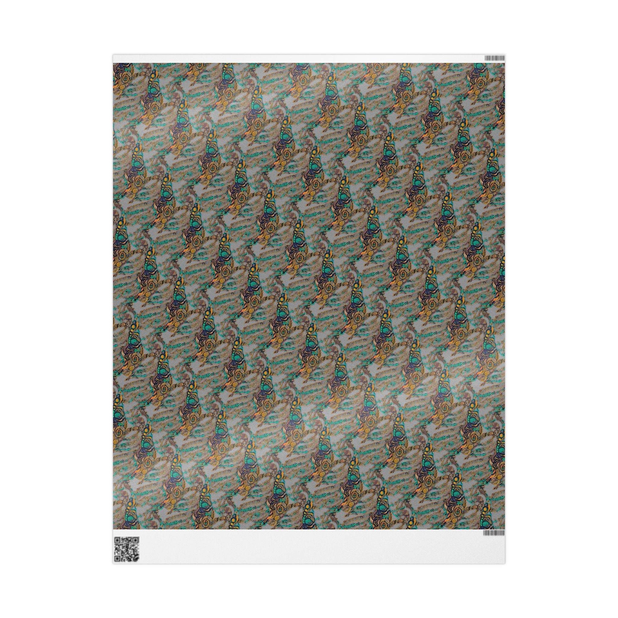 Vessel (Gray Background) Heavy Wrapping Paper