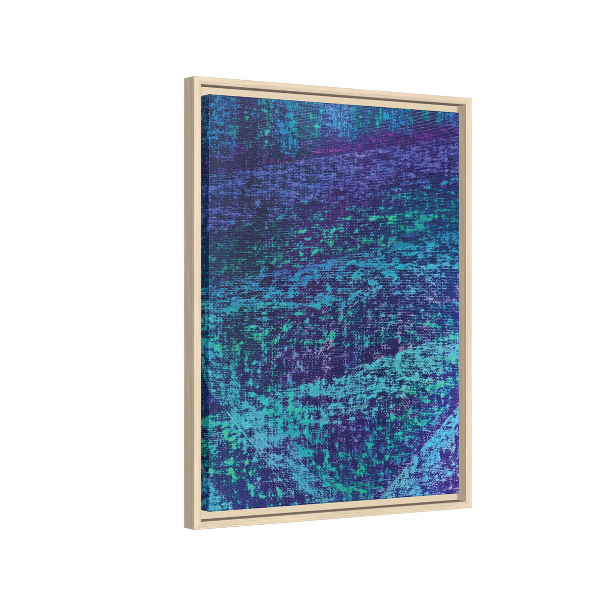 Lagoon Matte Canvas, Framed