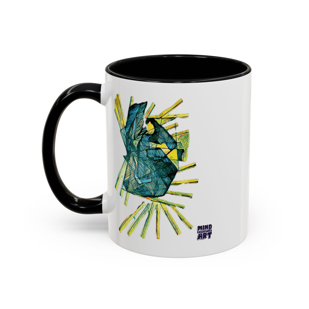 Lightspeed (Teal) Accent Coffee Mug (11oz, 15oz)
