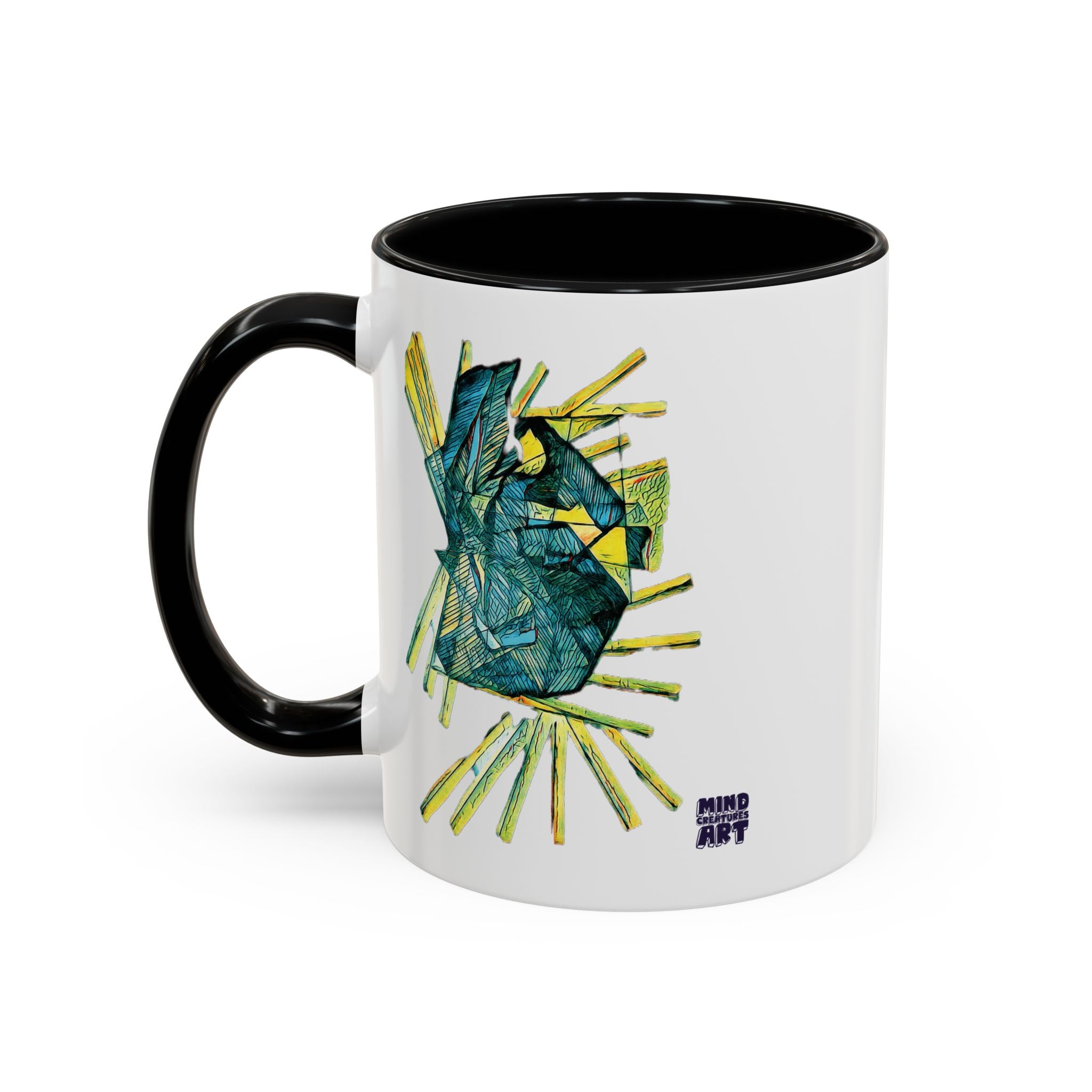 Lightspeed (Teal) Accent Coffee Mug (11oz, 15oz)