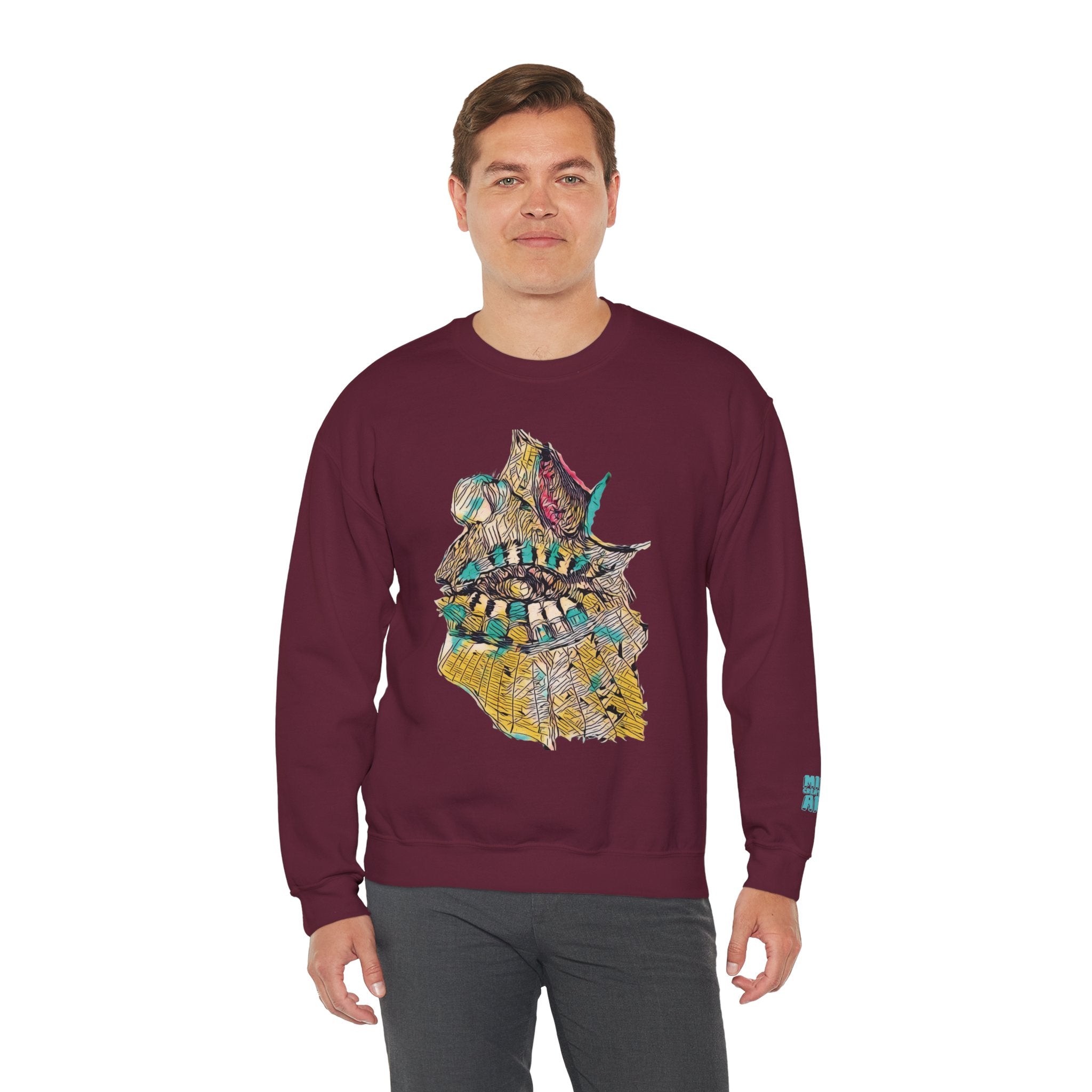 Hypnagogic (Gold) Unisex Heavy Blend™ Crewneck Sweatshirt