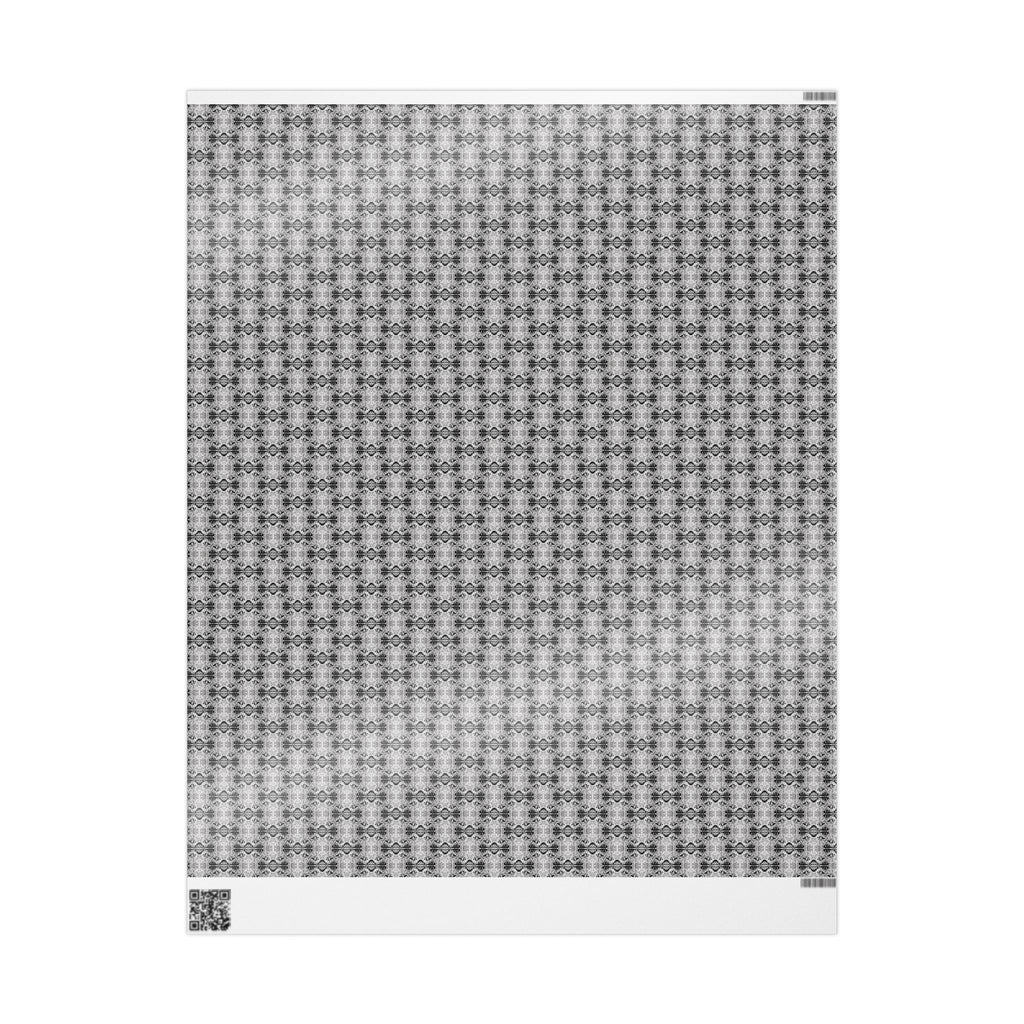 Love (Black, White Background) Heavy Wrapping Paper