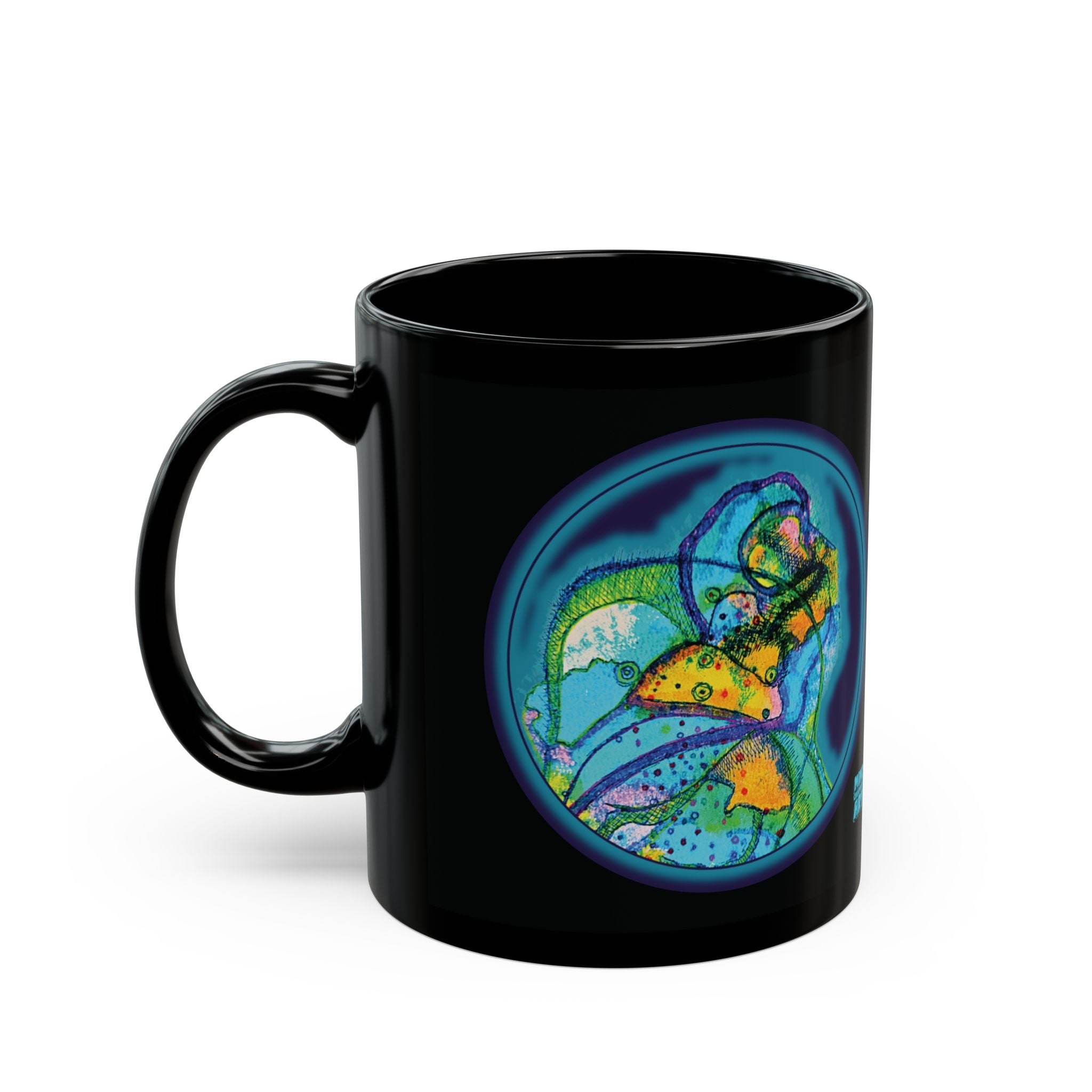 Exploration Black Ceramic Mug (11oz, 15oz)
