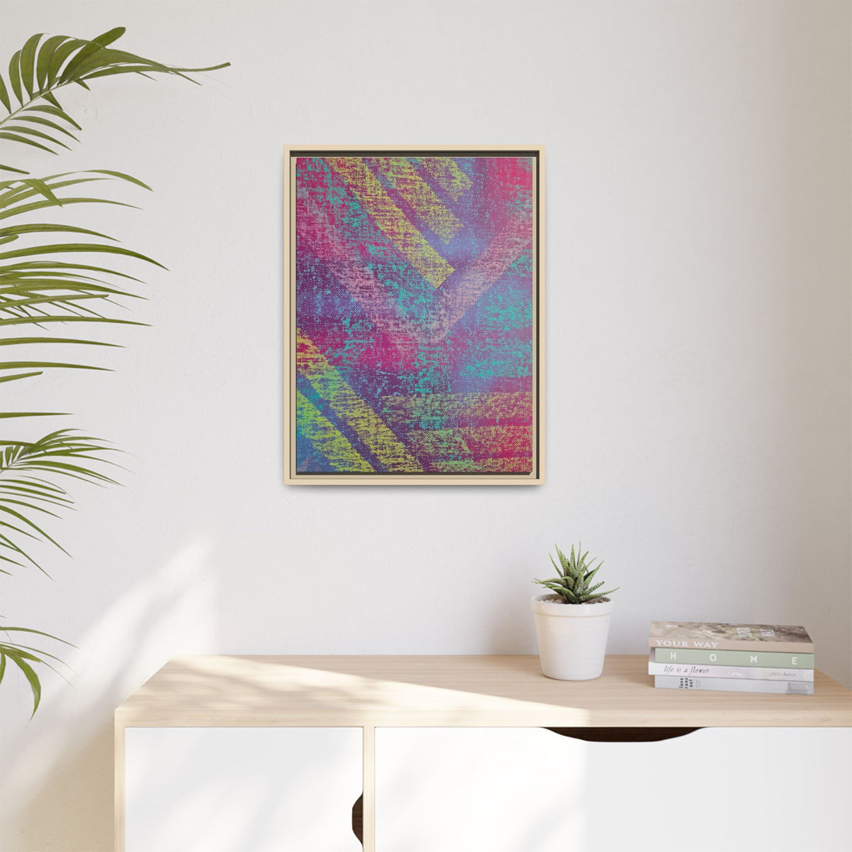 Construct Matte Canvas, Framed