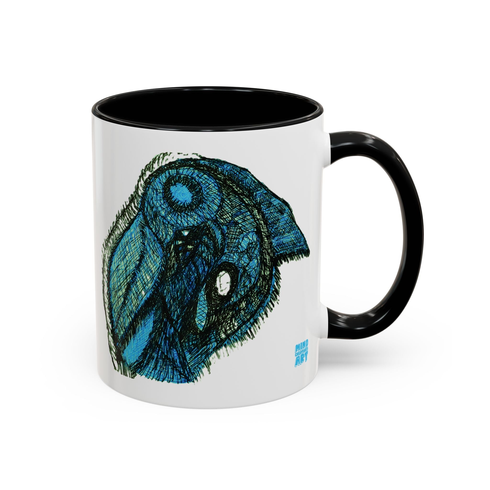 Who Are You? (Teal) Accent Coffee Mug (11oz, 15oz)