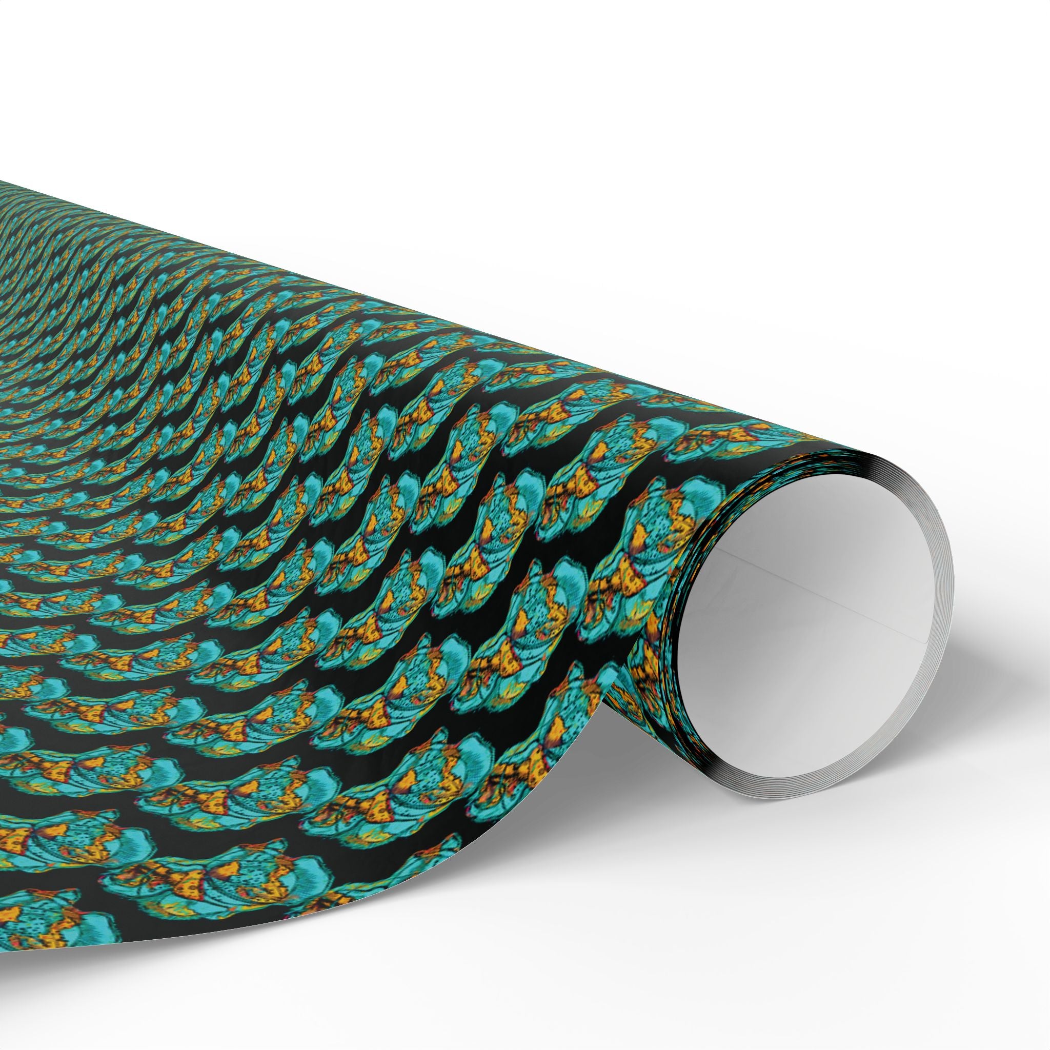 Exploration (Version 2, Black Background) Heavy Wrapping Paper