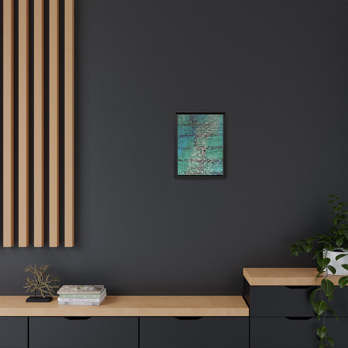 Experiment (V3) Matte Canvas, Framed