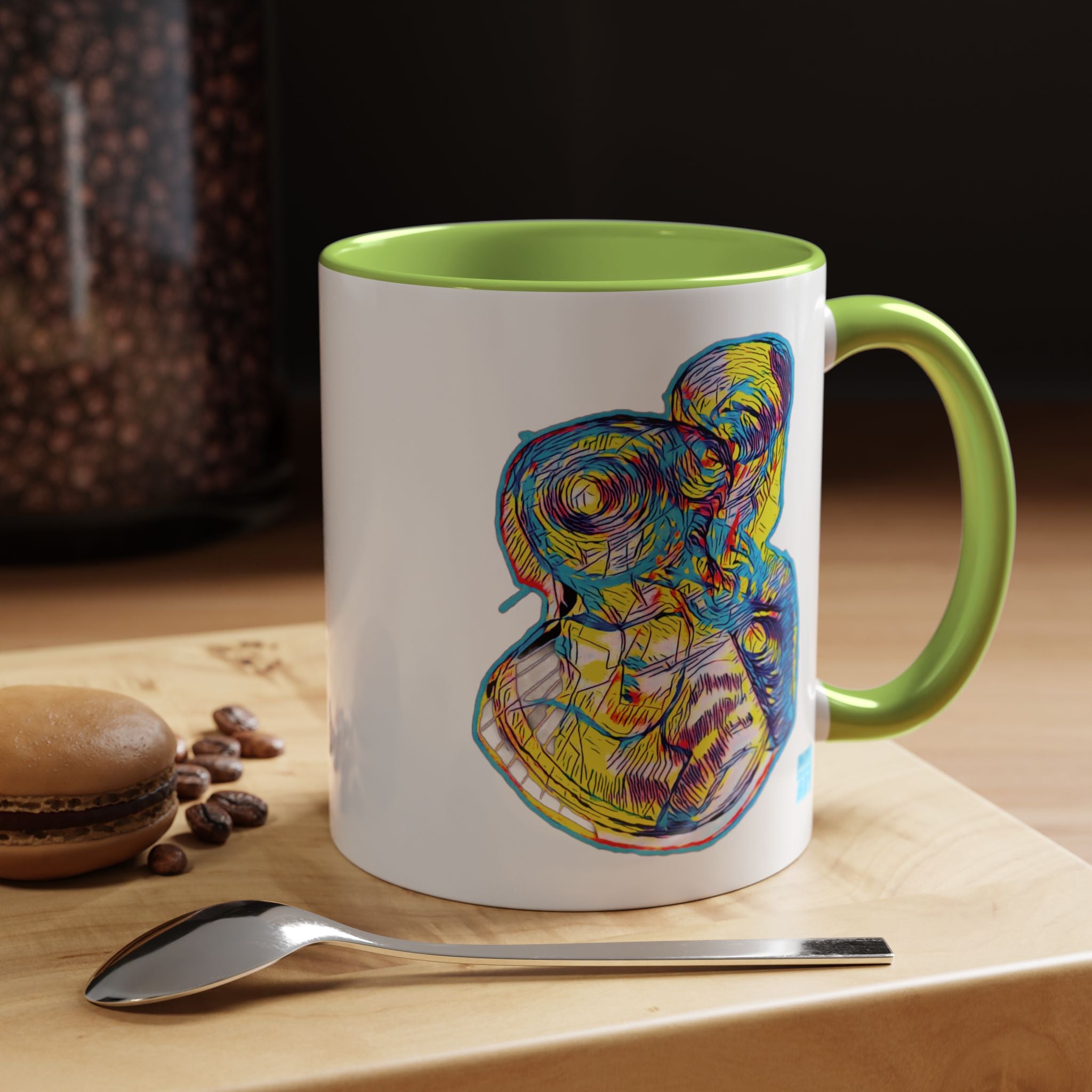 Curiosity (Neon) Accent Coffee Mug (11oz, 15oz)