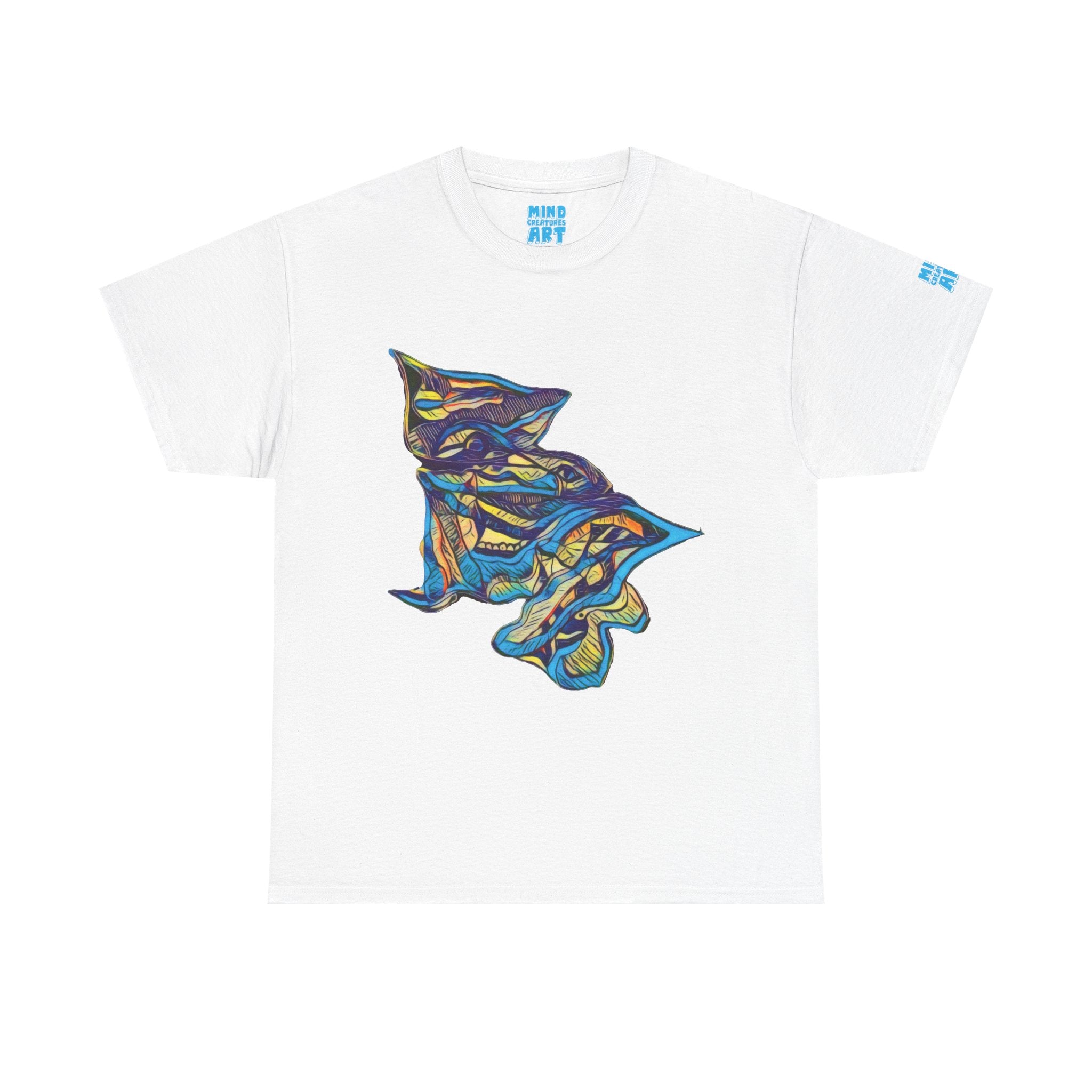 Cheshire (Blue & Yellow) Unisex Heavy Cotton Tee