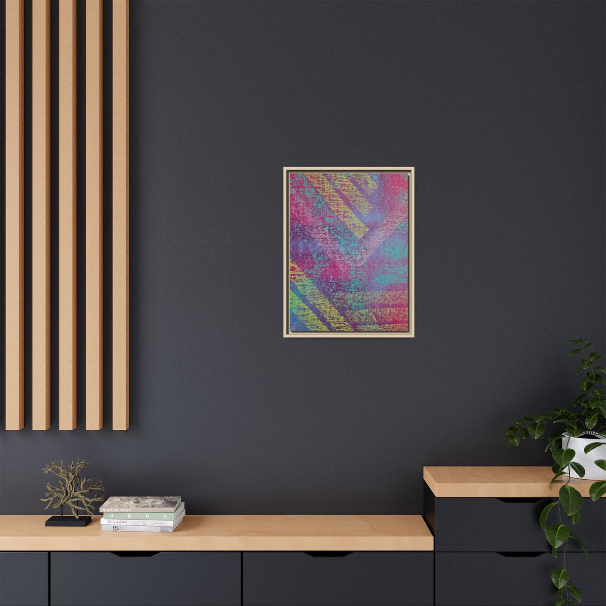 Construct Matte Canvas, Framed