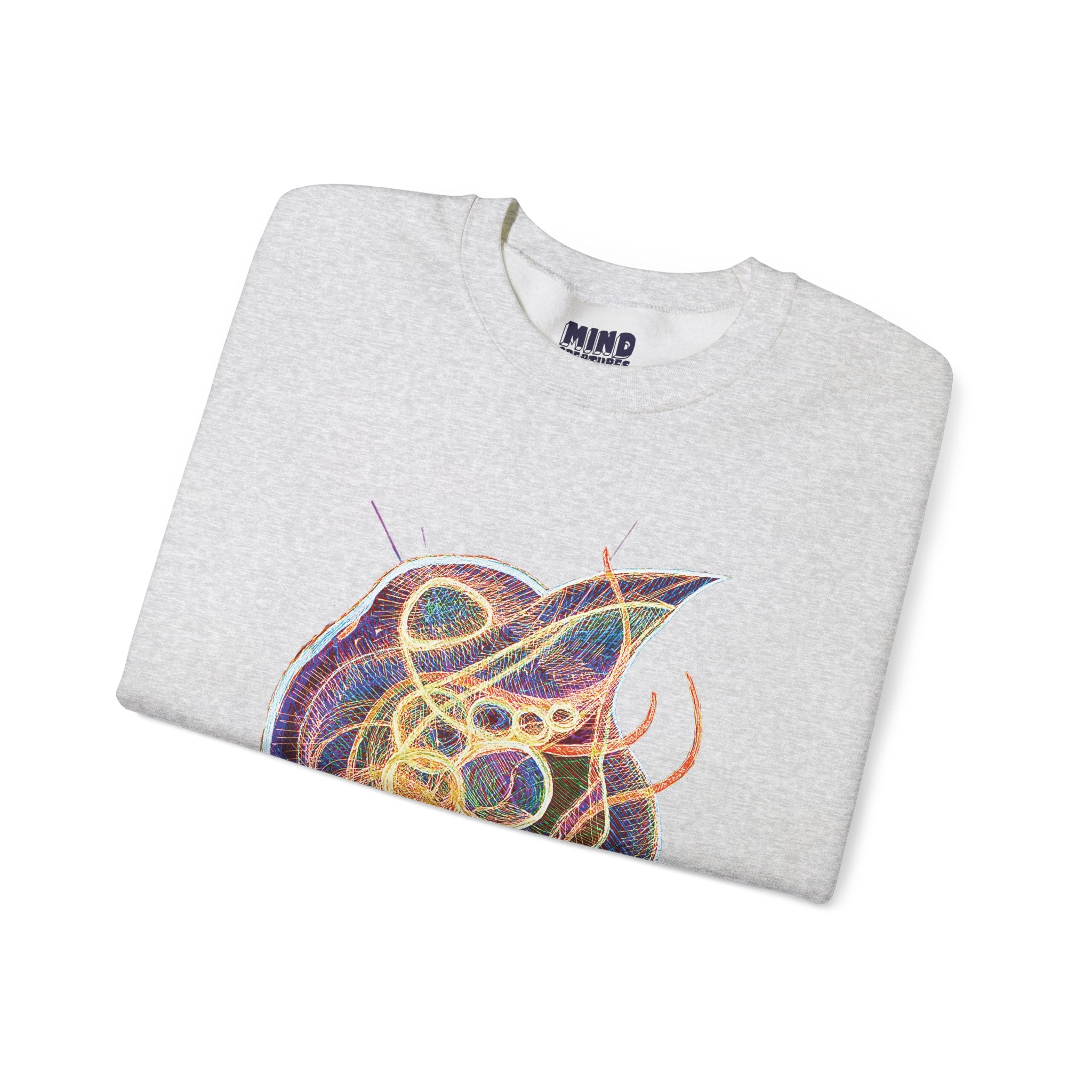 Renewal (Electric Yellow & Purple) Unisex Heavy Blend™ Crewneck Sweatshirt