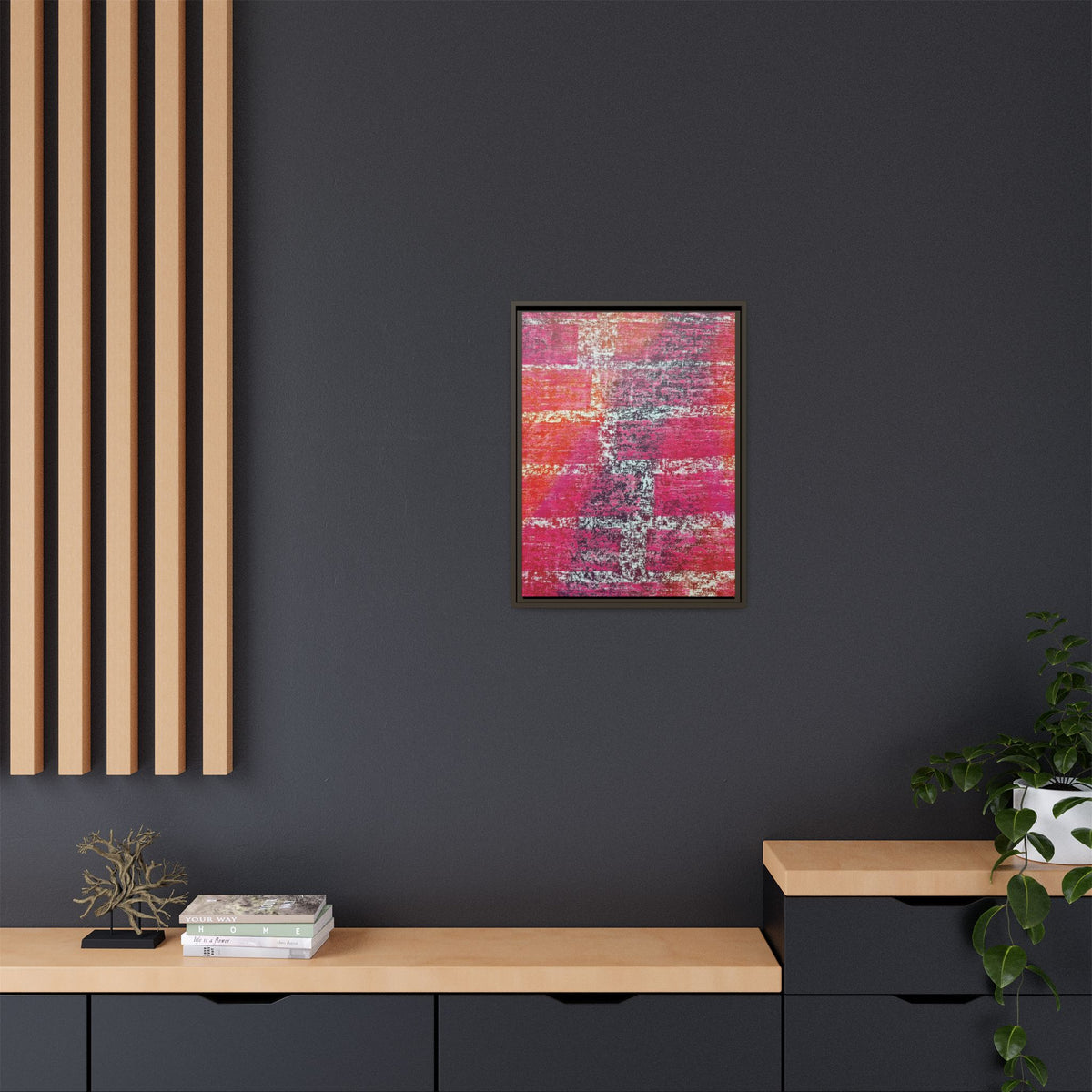 Experiment (V4) Matte Canvas, Framed
