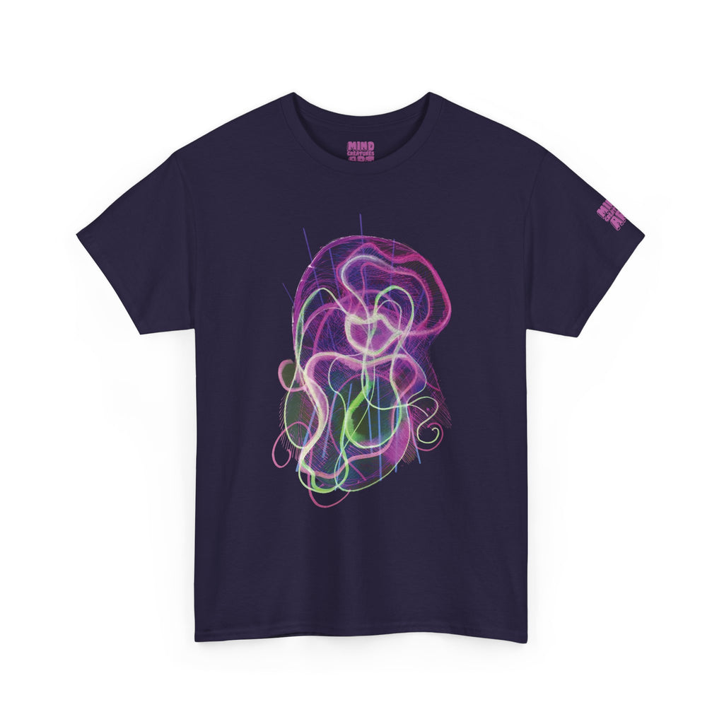 Davy Jones (Electric Purple) Unisex Heavy Cotton Tee