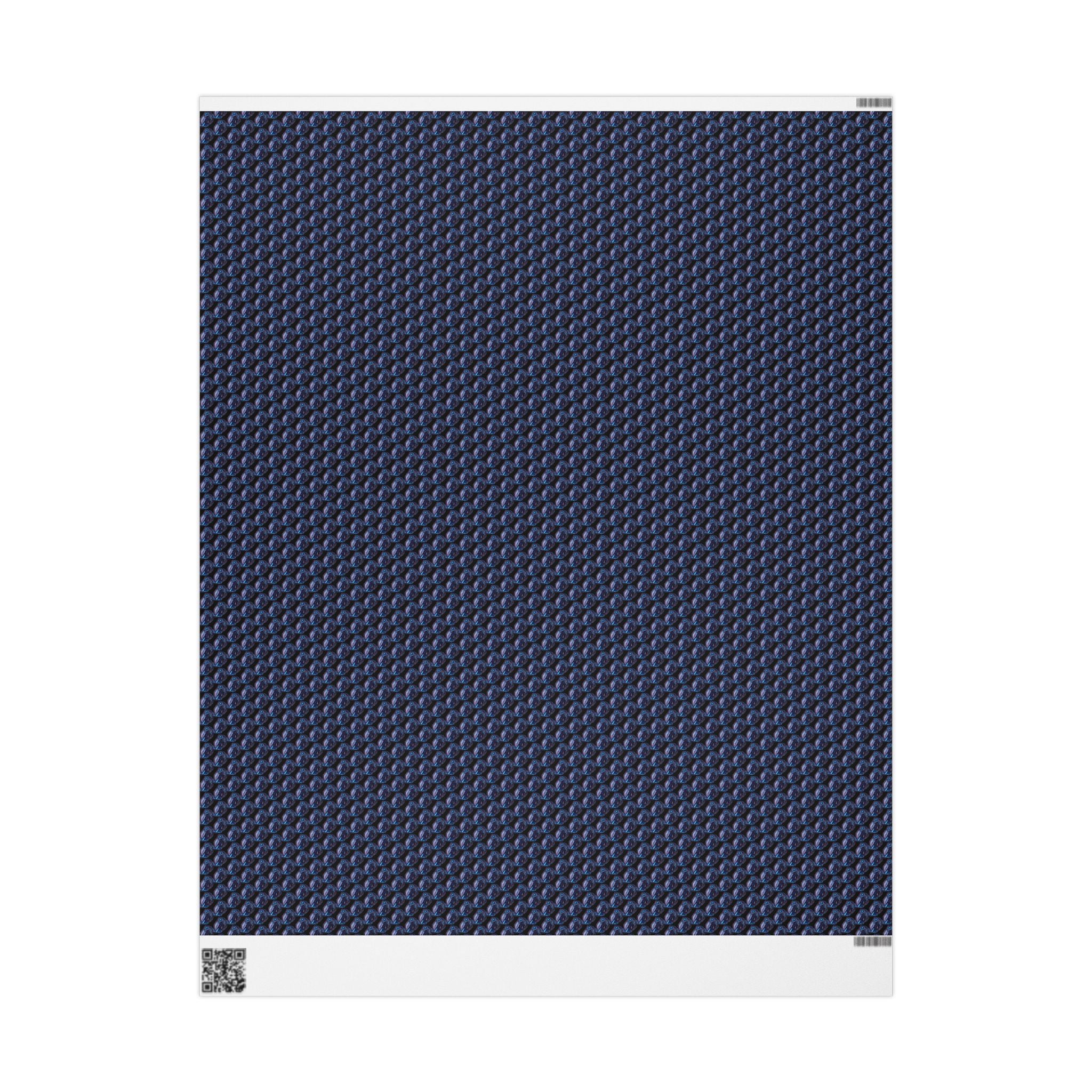 Who Are You? (Black Background) Heavy Wrapping Paper