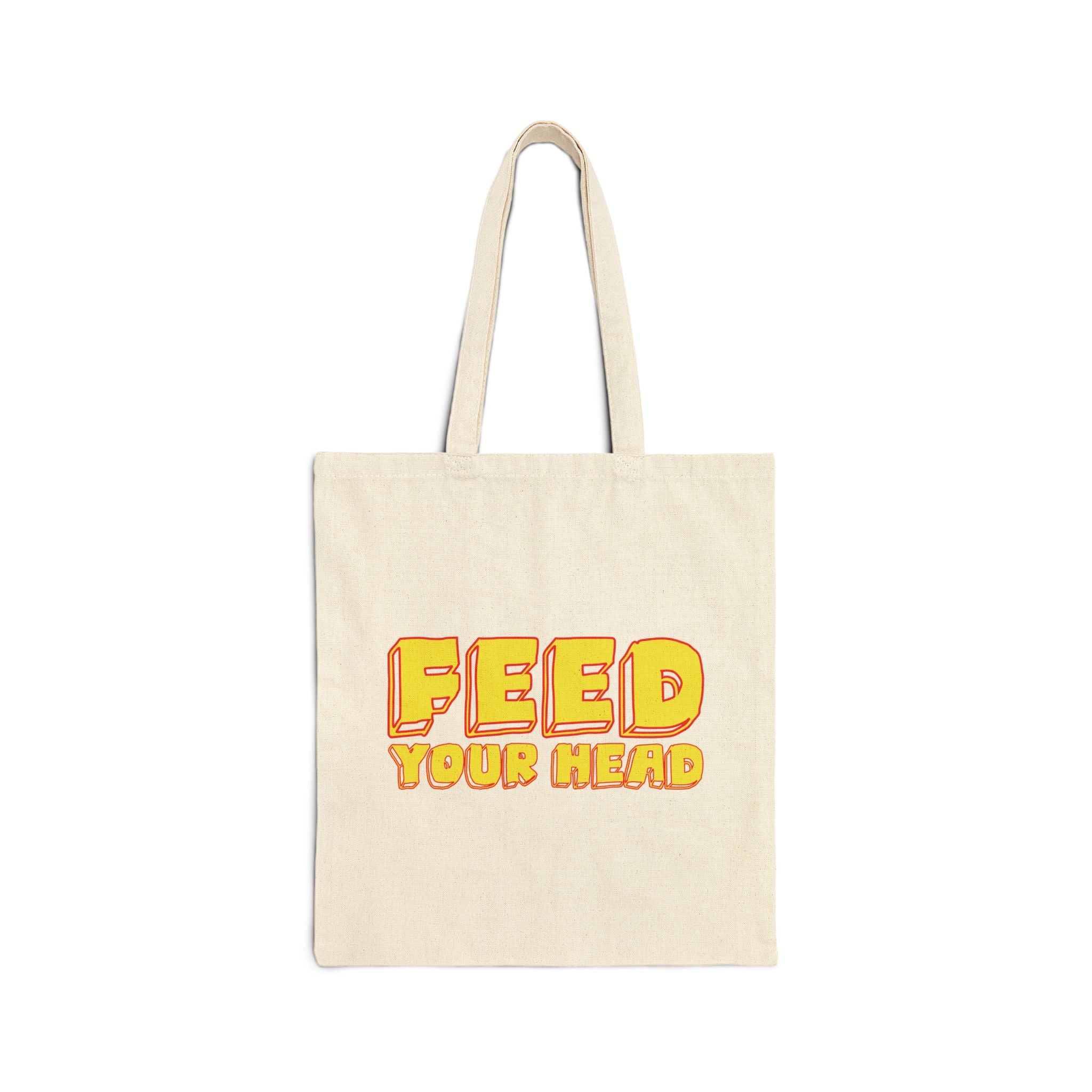 Exploration (Blur, Red & Yellow) Cotton Canvas Tote Bag