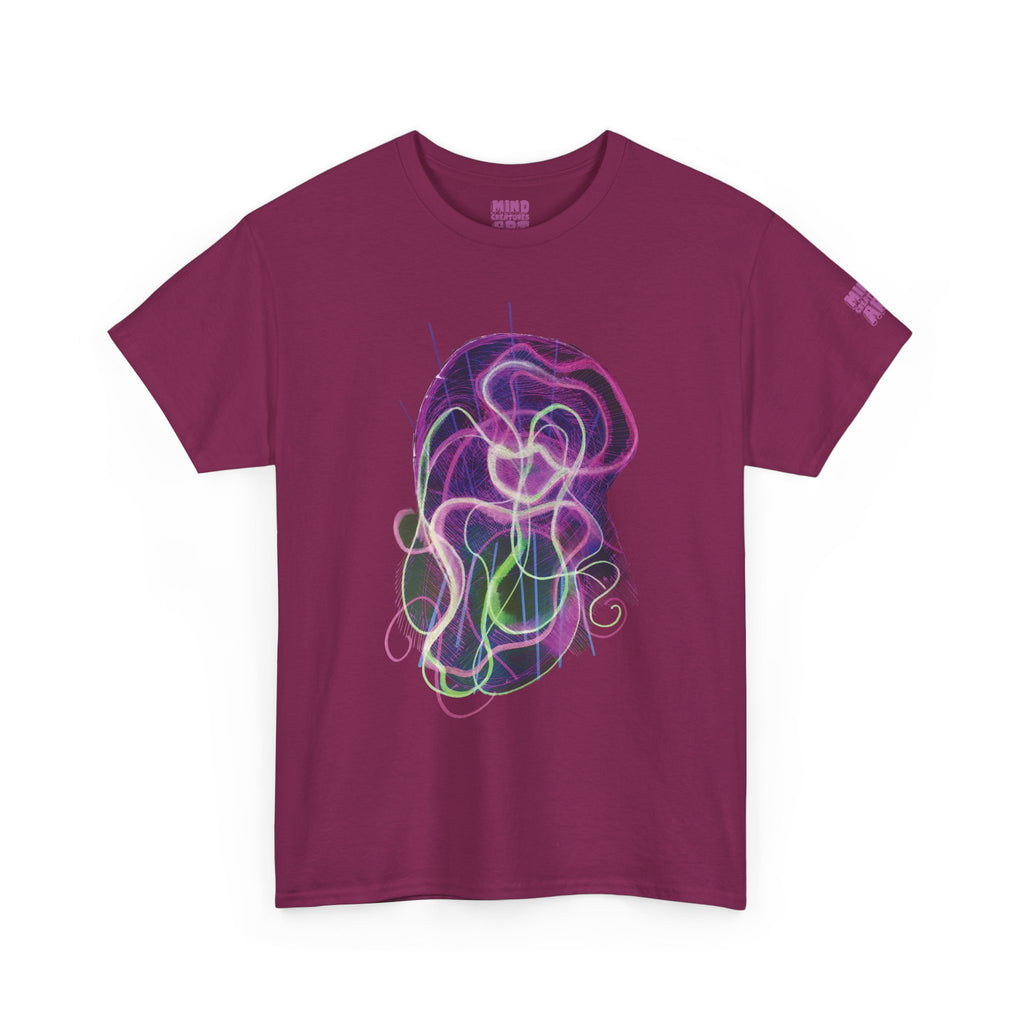 Davy Jones (Electric Purple) Unisex Heavy Cotton Tee