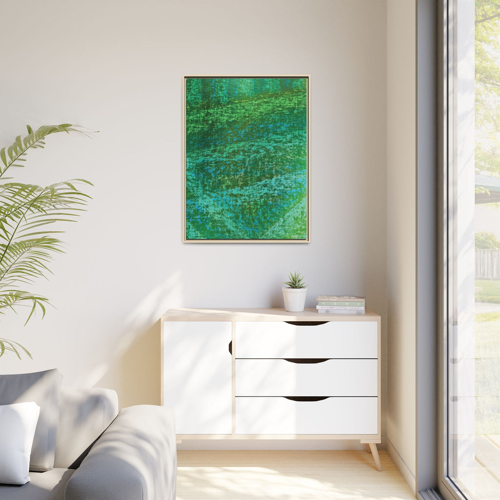 Lagoon (V2) Matte Canvas, Framed