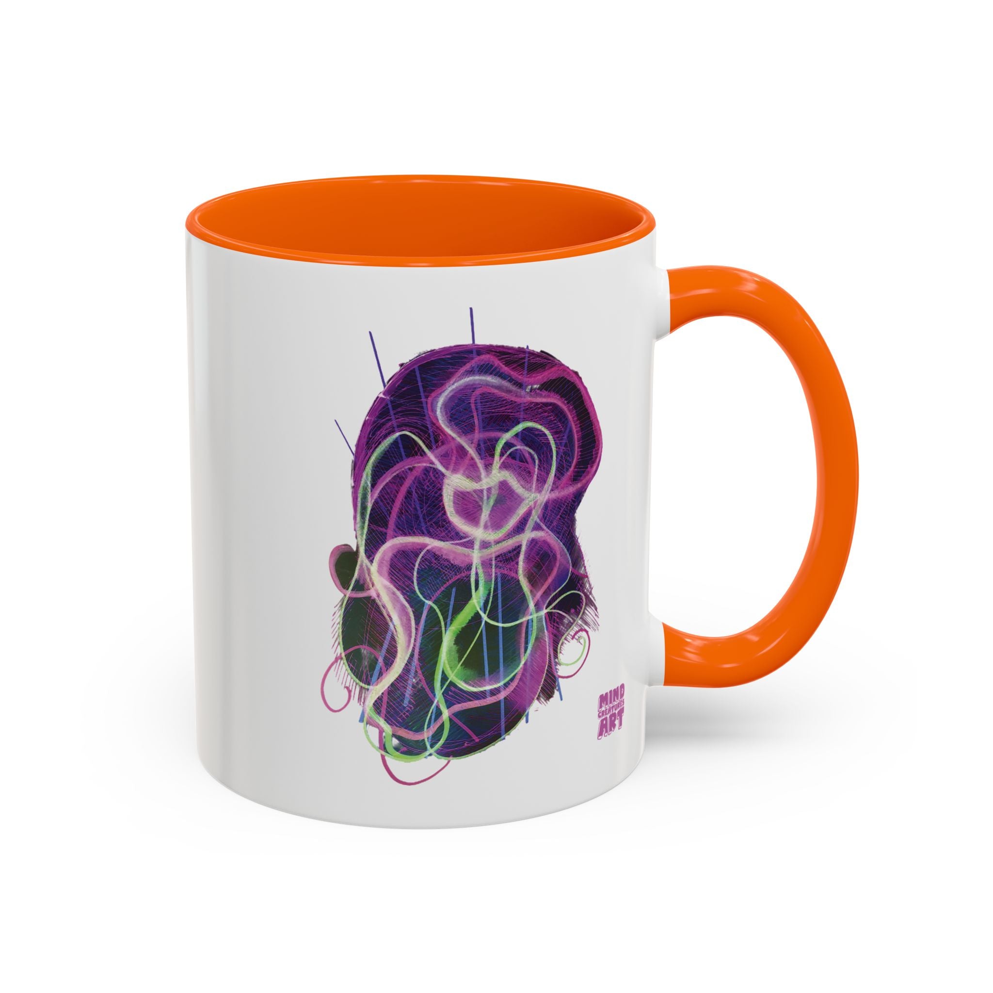 Davy Jones (Electric Purple) Accent Coffee Mug (11oz, 15oz)