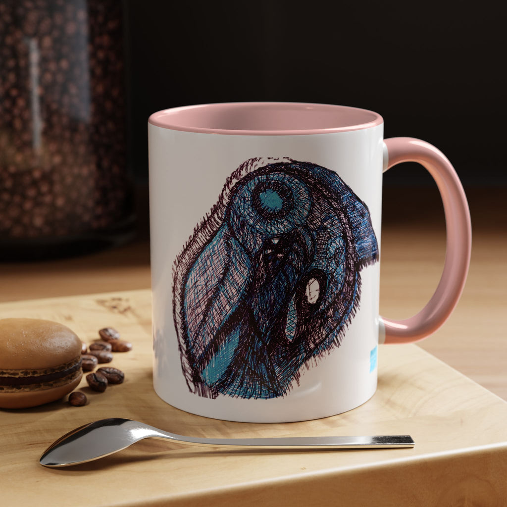 Who Are You? (Blue) Accent Coffee Mug (11oz, 15oz)