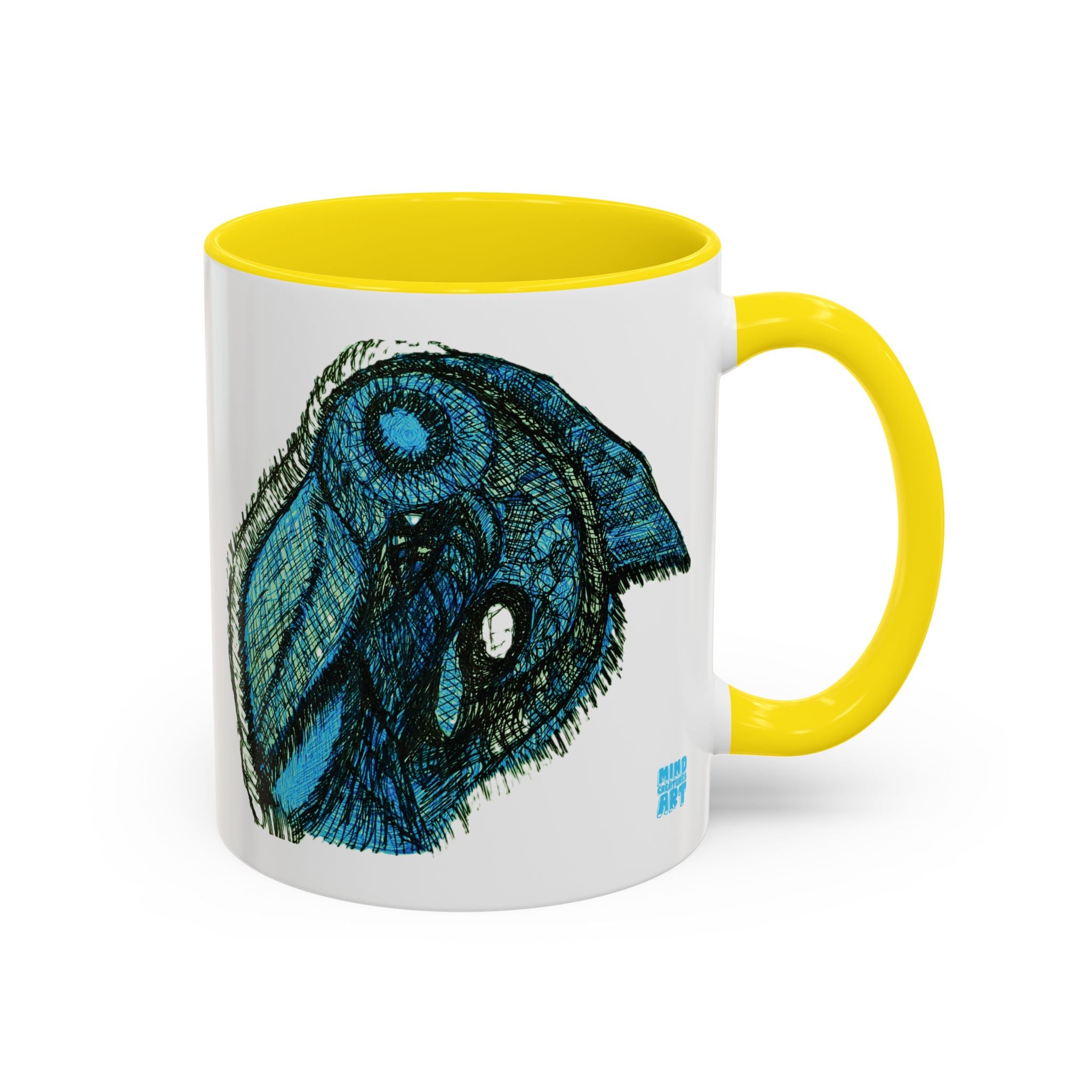 Who Are You? (Teal) Accent Coffee Mug (11oz, 15oz)