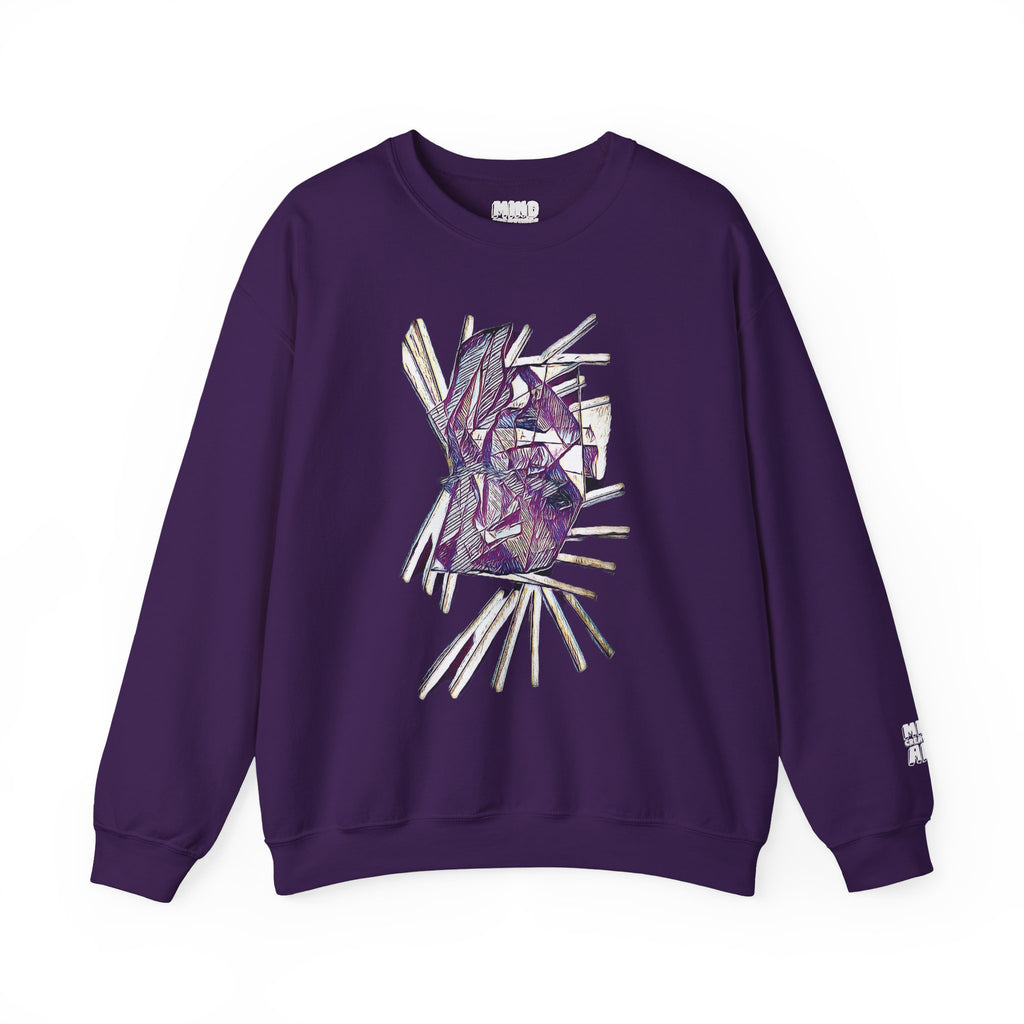 Lightspeed (Purple) Unisex Heavy Blend™ Crewneck Sweatshirt