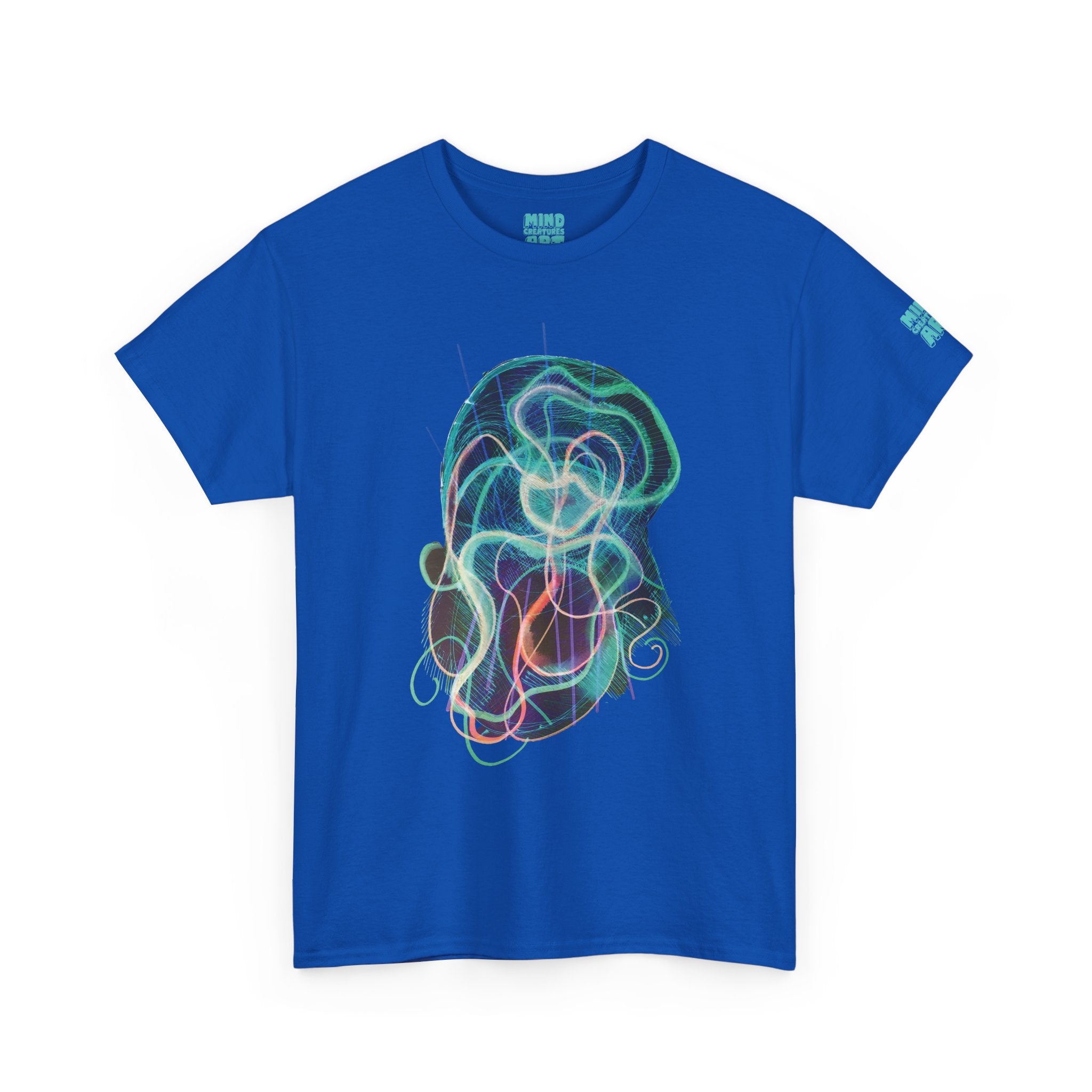 Davy Jones (Electric Teal) Unisex Heavy Cotton Tee