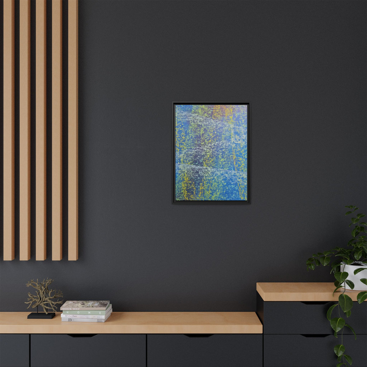 Hazy Matte Canvas, Framed