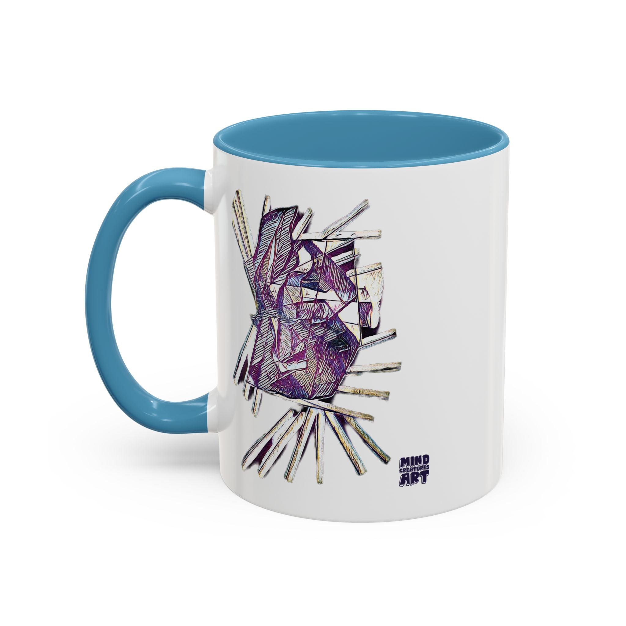 Lightspeed (Purple) Accent Coffee Mug (11oz, 15oz)