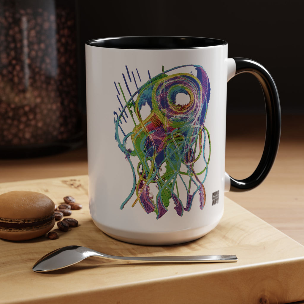 Jelly Jam (Neon) Accent Coffee Mug (11oz, 15oz)