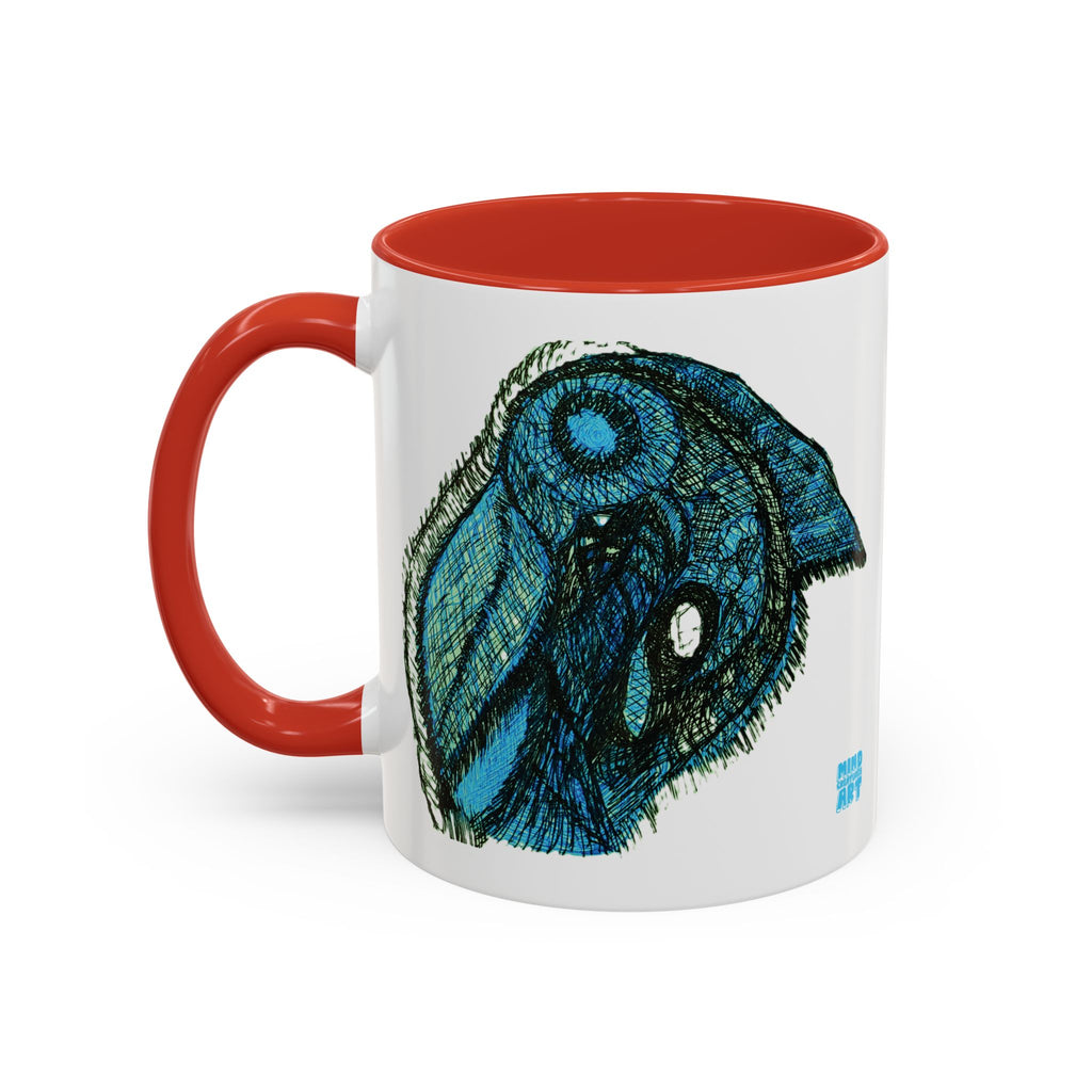 Who Are You? (Teal) Accent Coffee Mug (11oz, 15oz)
