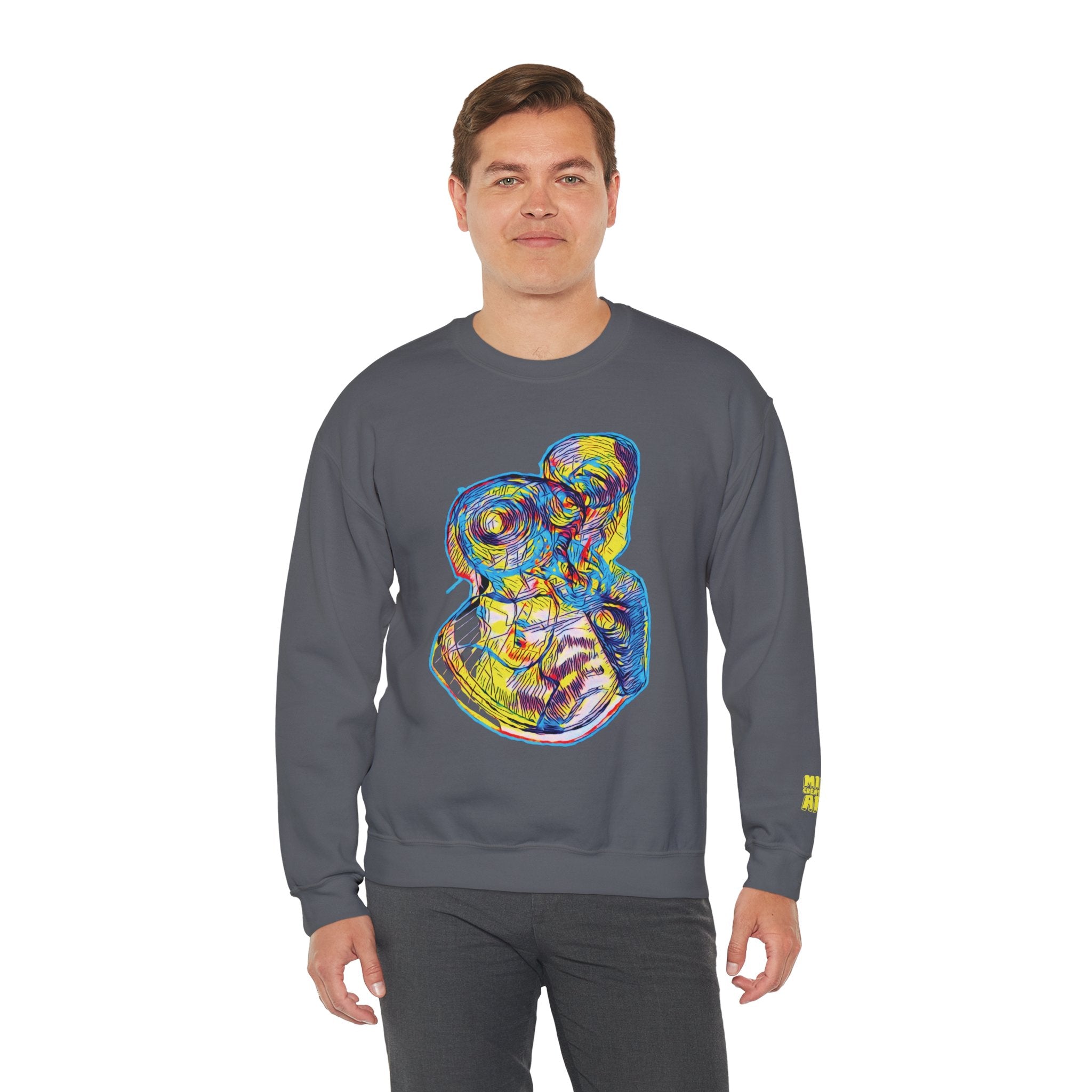 Curiosity (Neon) Unisex Heavy Blend™ Crewneck Sweatshirt